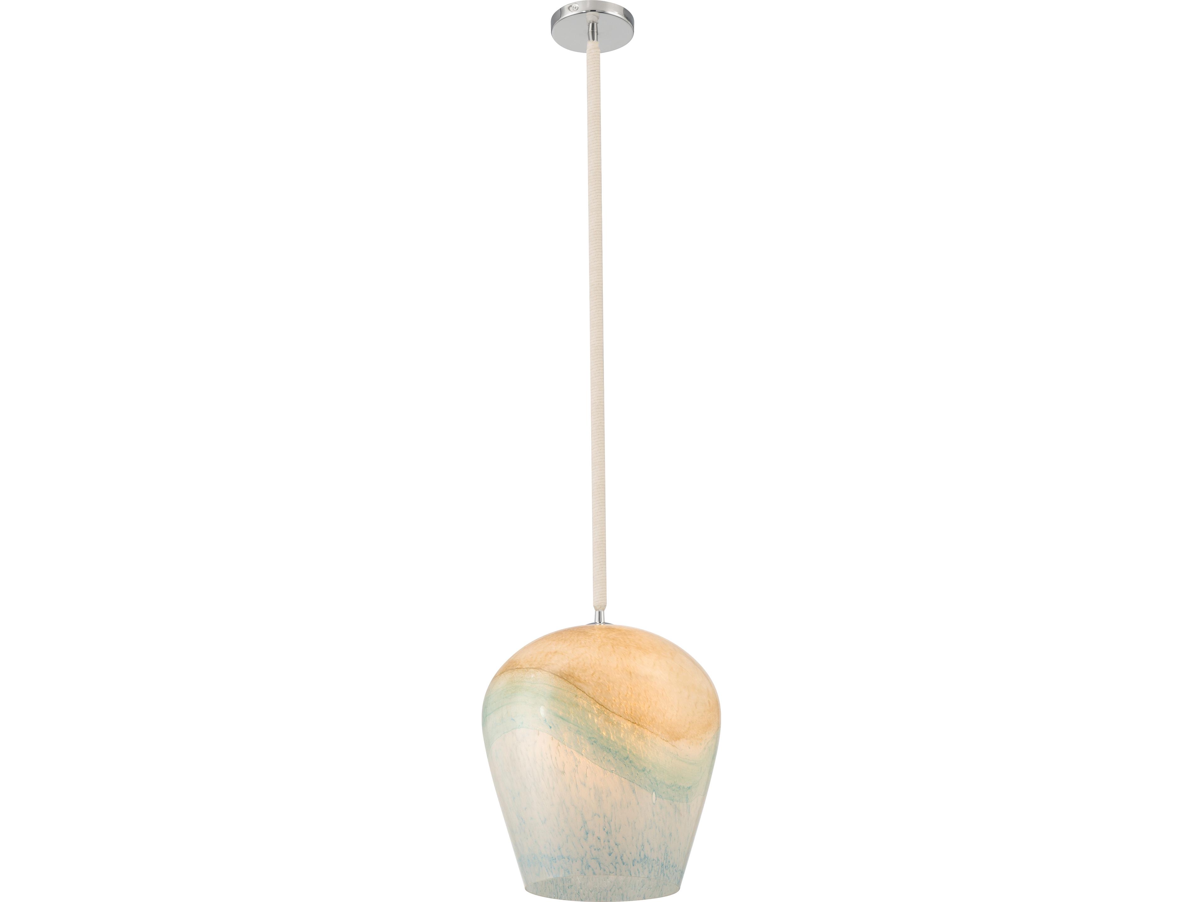 Sandrelle 1-Light Polished Nickel Mini Pendant