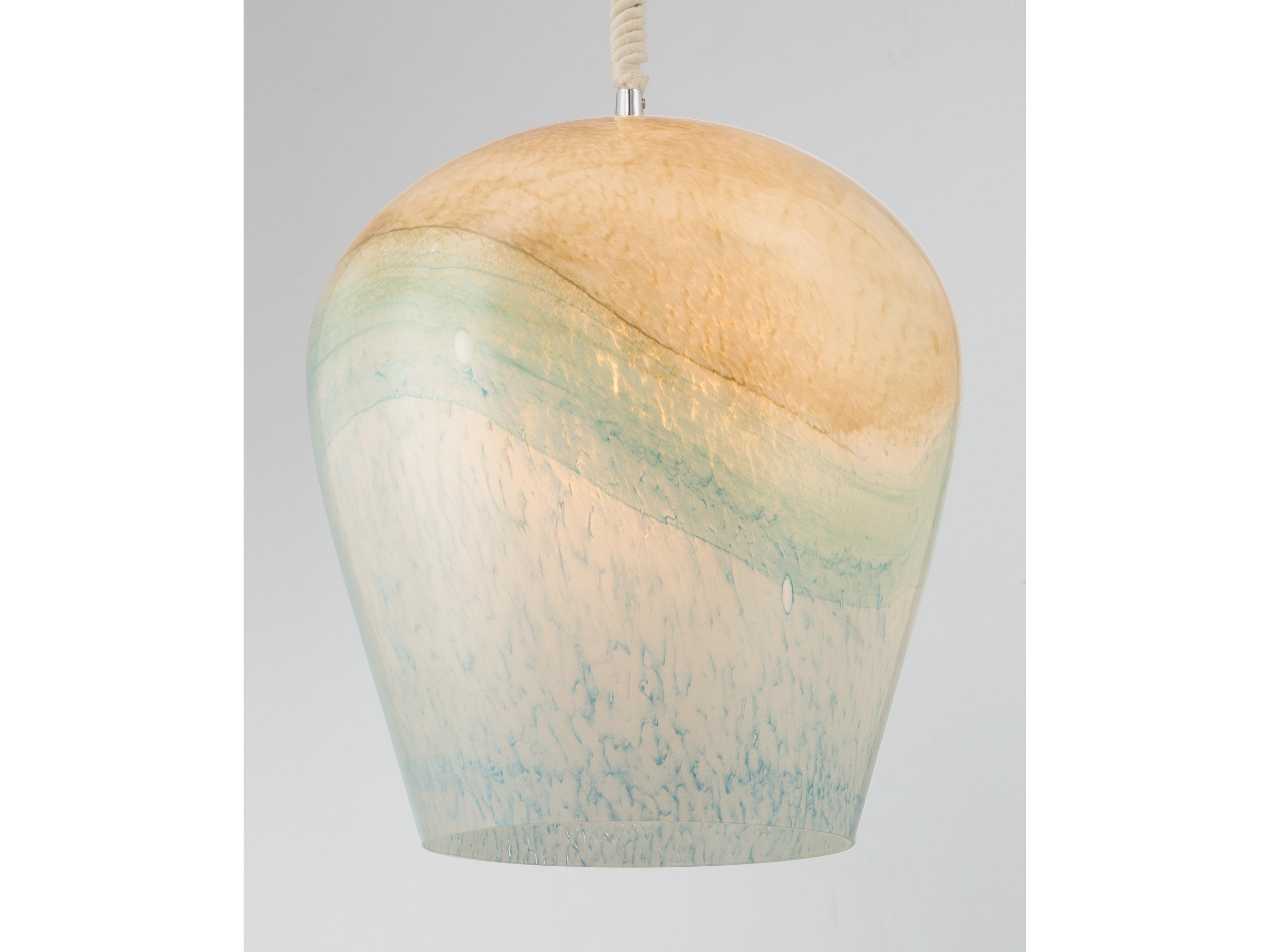 Minka Lavery Sandrelle 1-Light Polished Nickel Mini Pendant