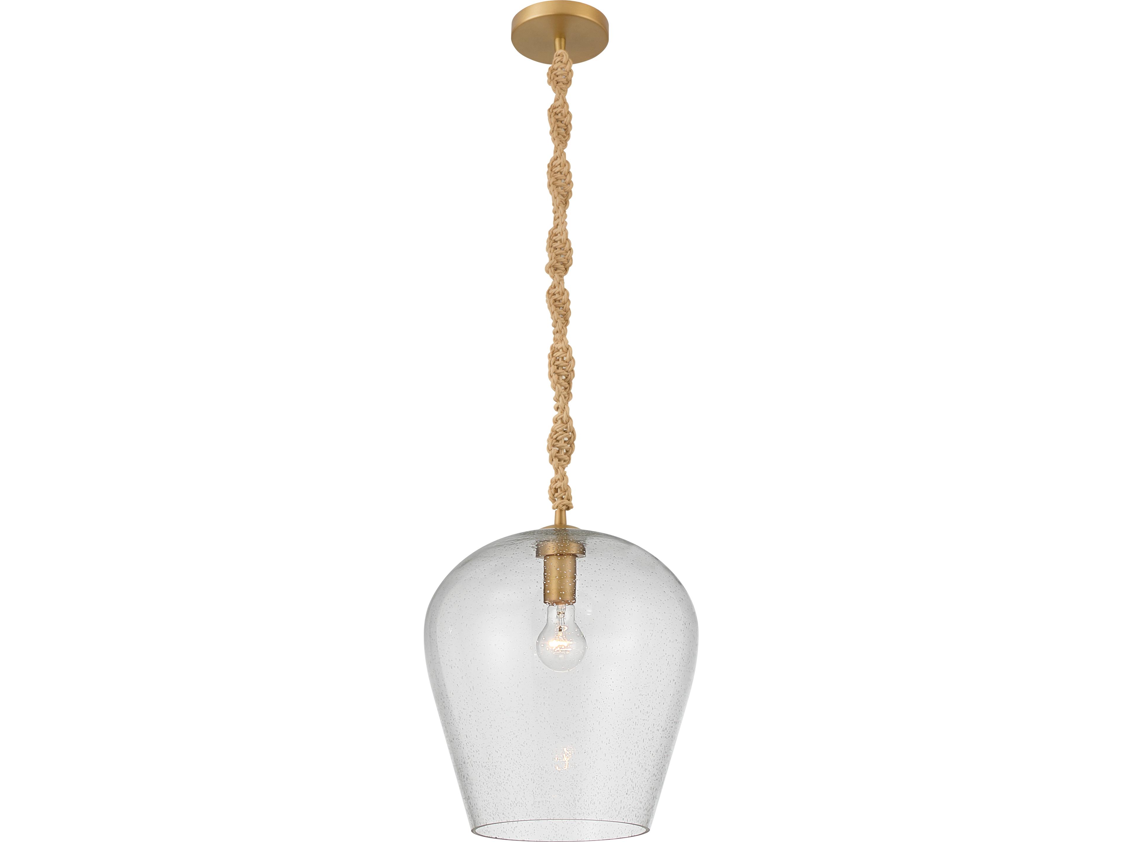 Elyric 1-Light Legacy Brass Mini Pendant