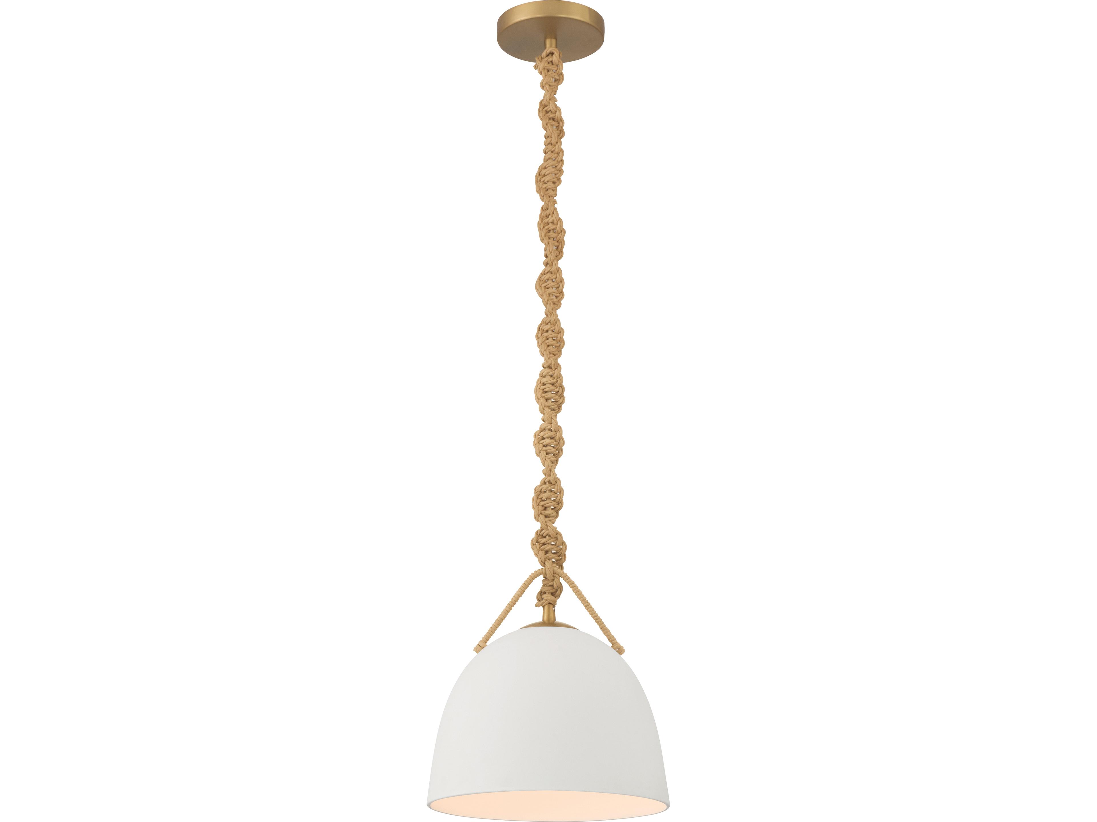 Cordon 1-Light Legacy Brass Dome Mini Pendant