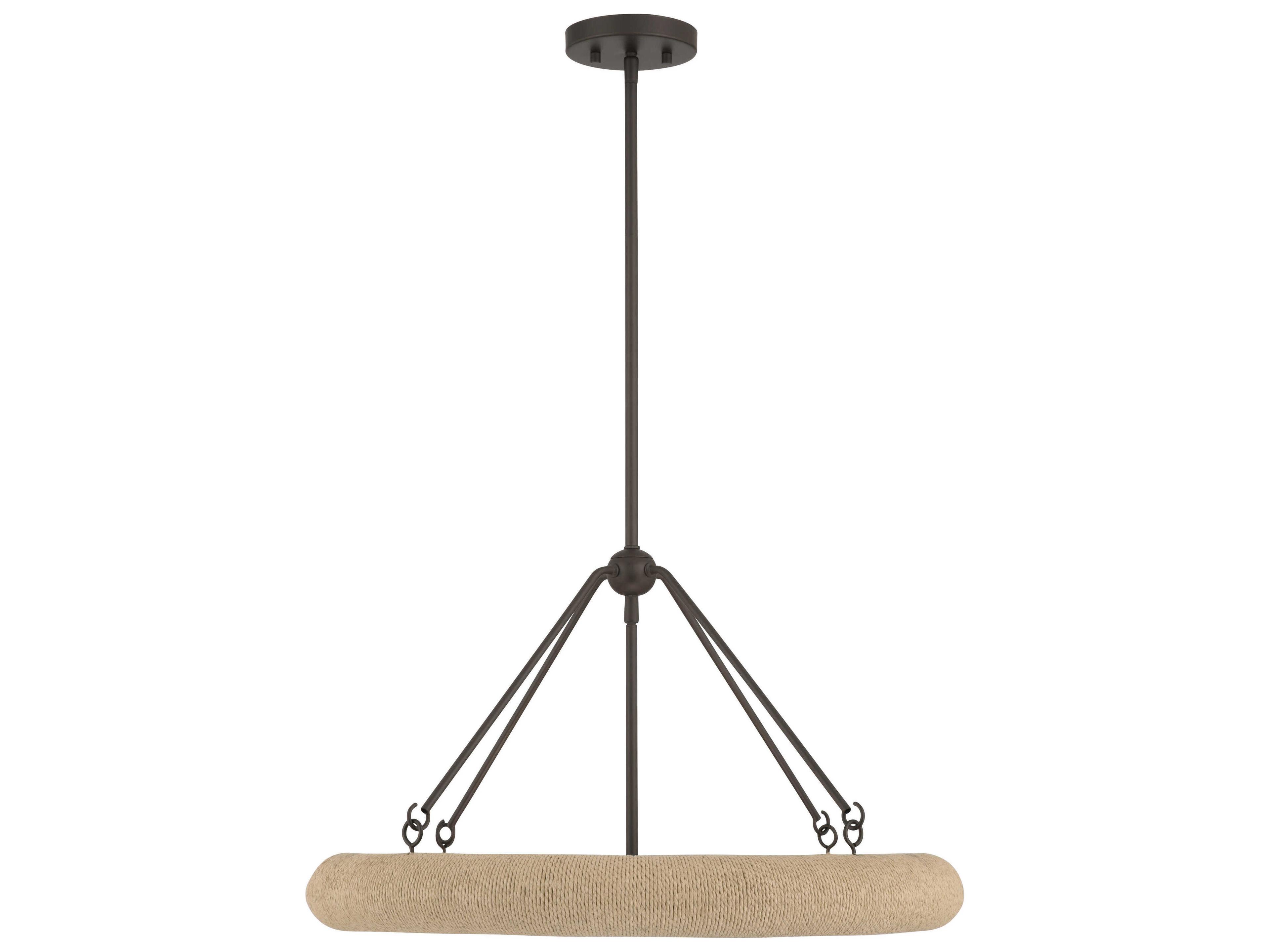 Minka Lavery Aeris 5-Light Dark Bronze Round Pendant