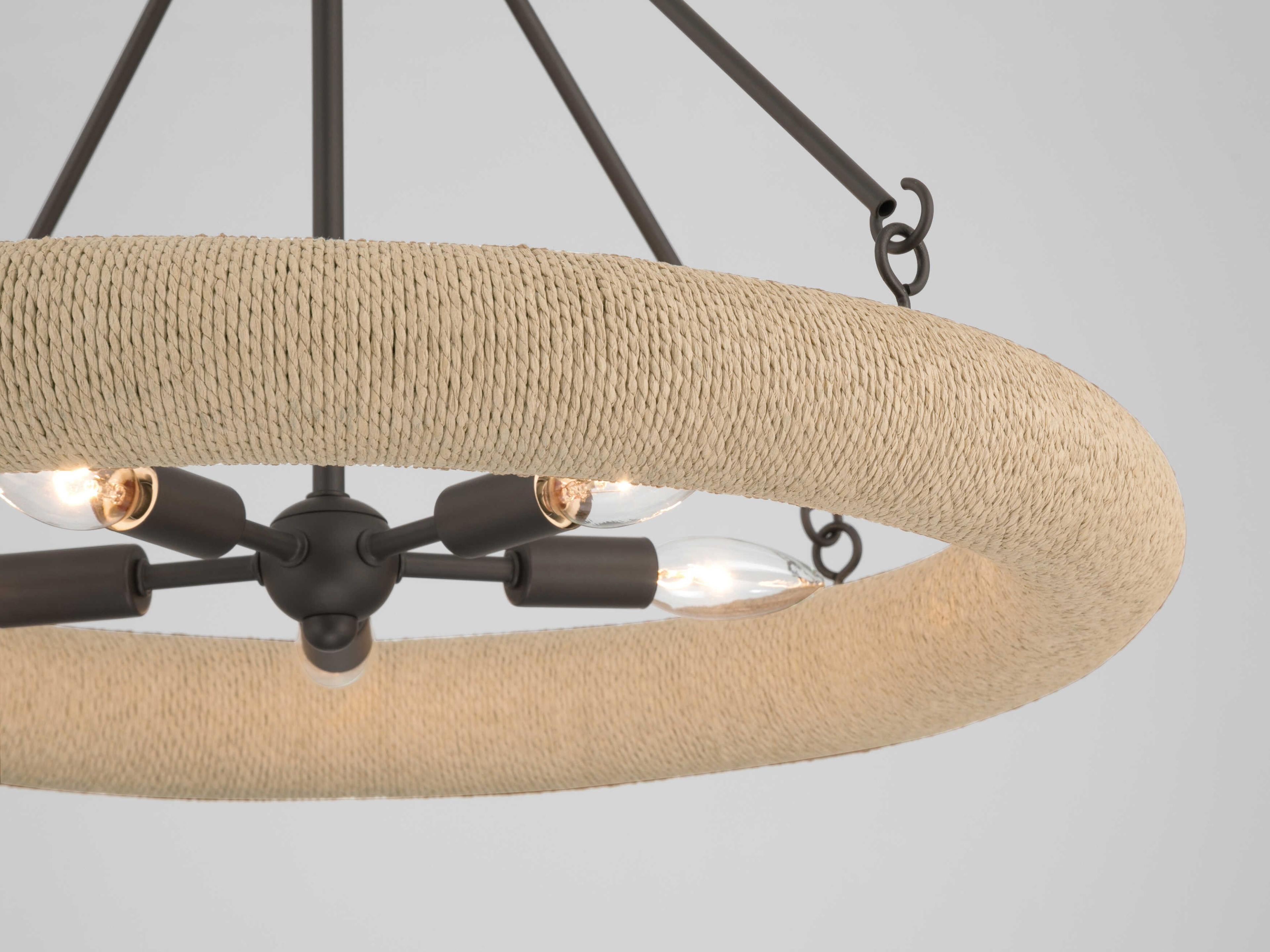 Minka Lavery Aeris 5-Light Dark Bronze Round Pendant