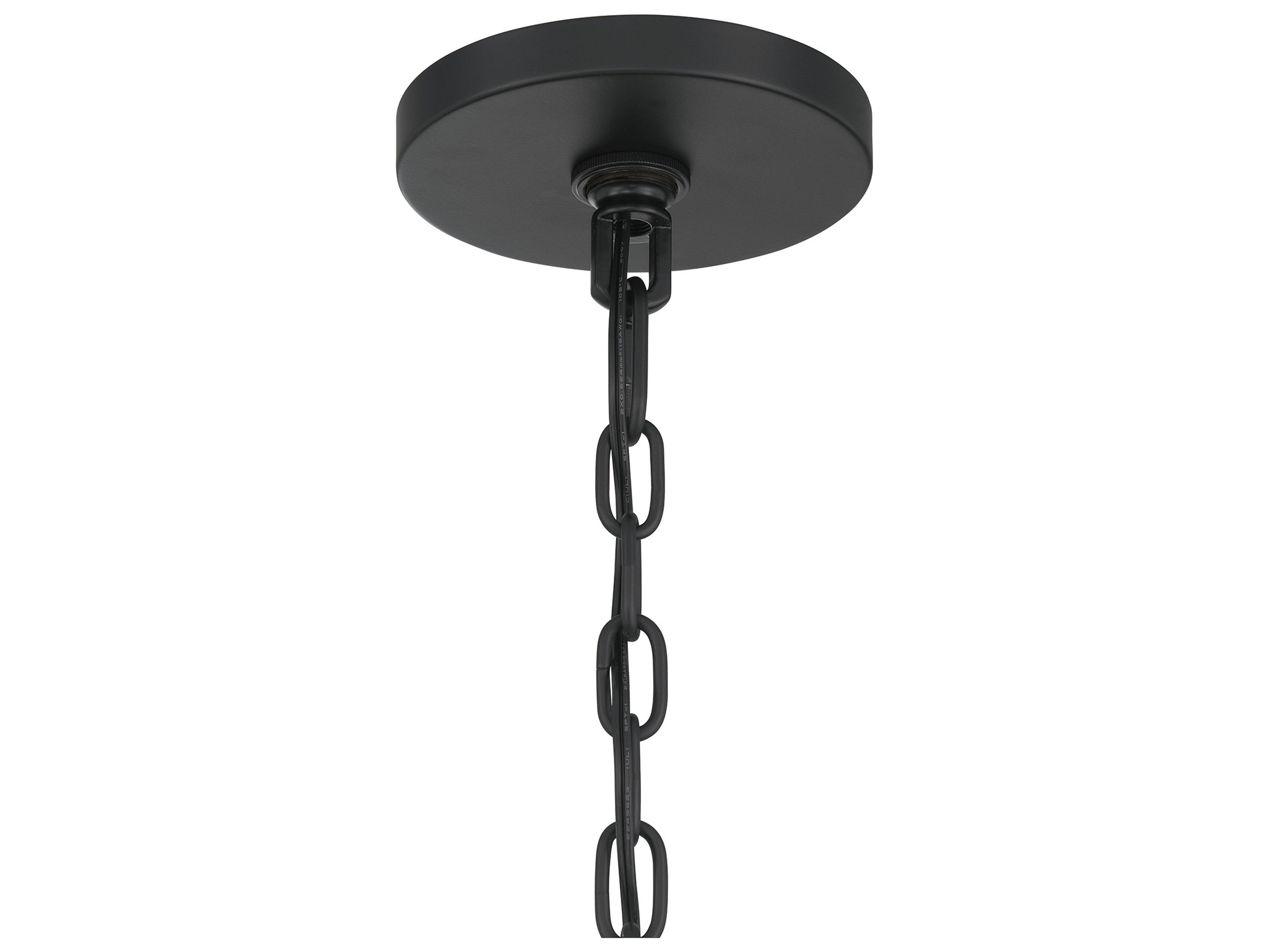 Minka Lavery Dutton 18-Light Coal Black Candelabra Tiered Chandelier