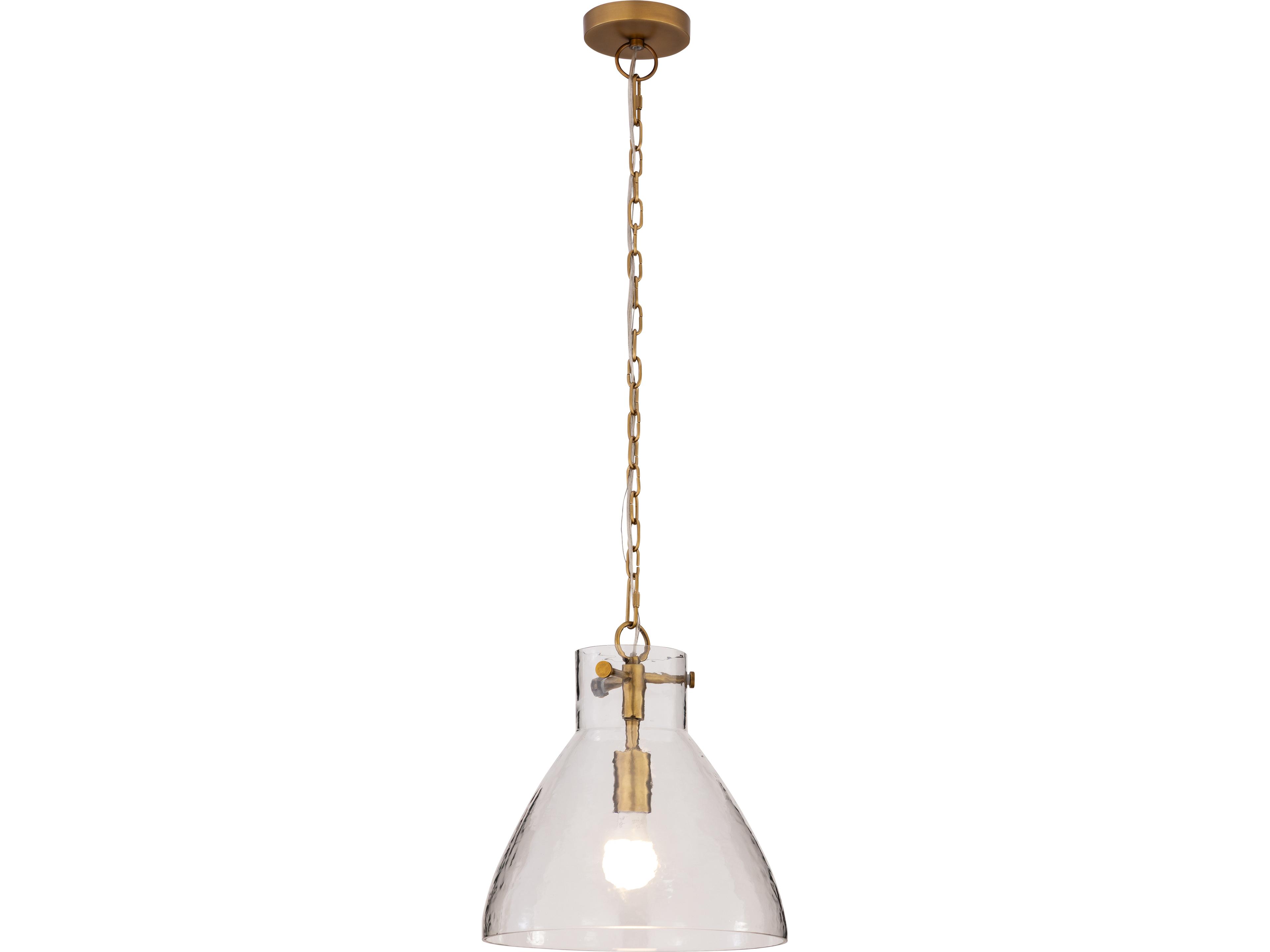 Sevara 1-Light Legacy Brass Pendant