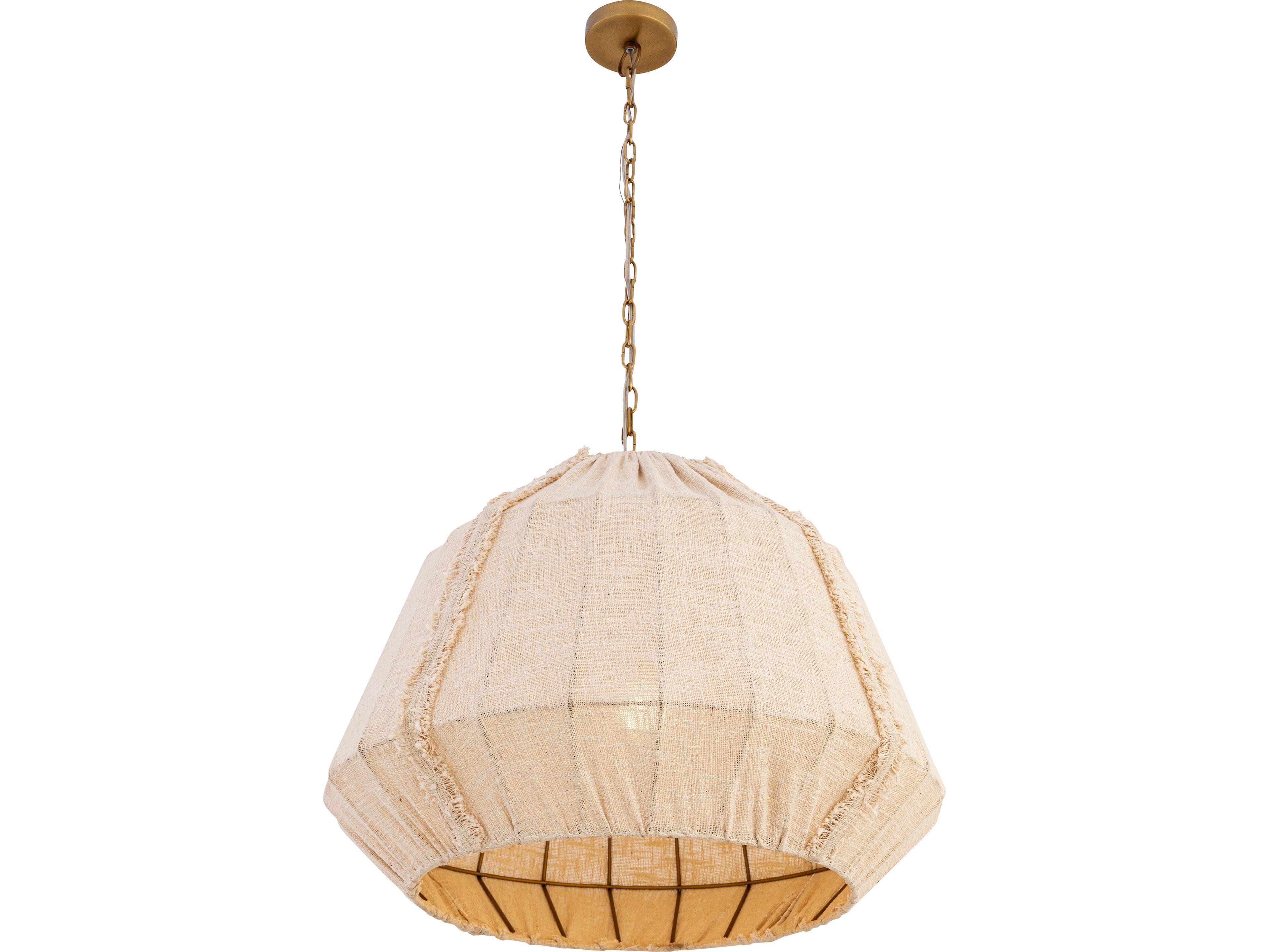 Velune 1-Light Legacy Brass Pendant