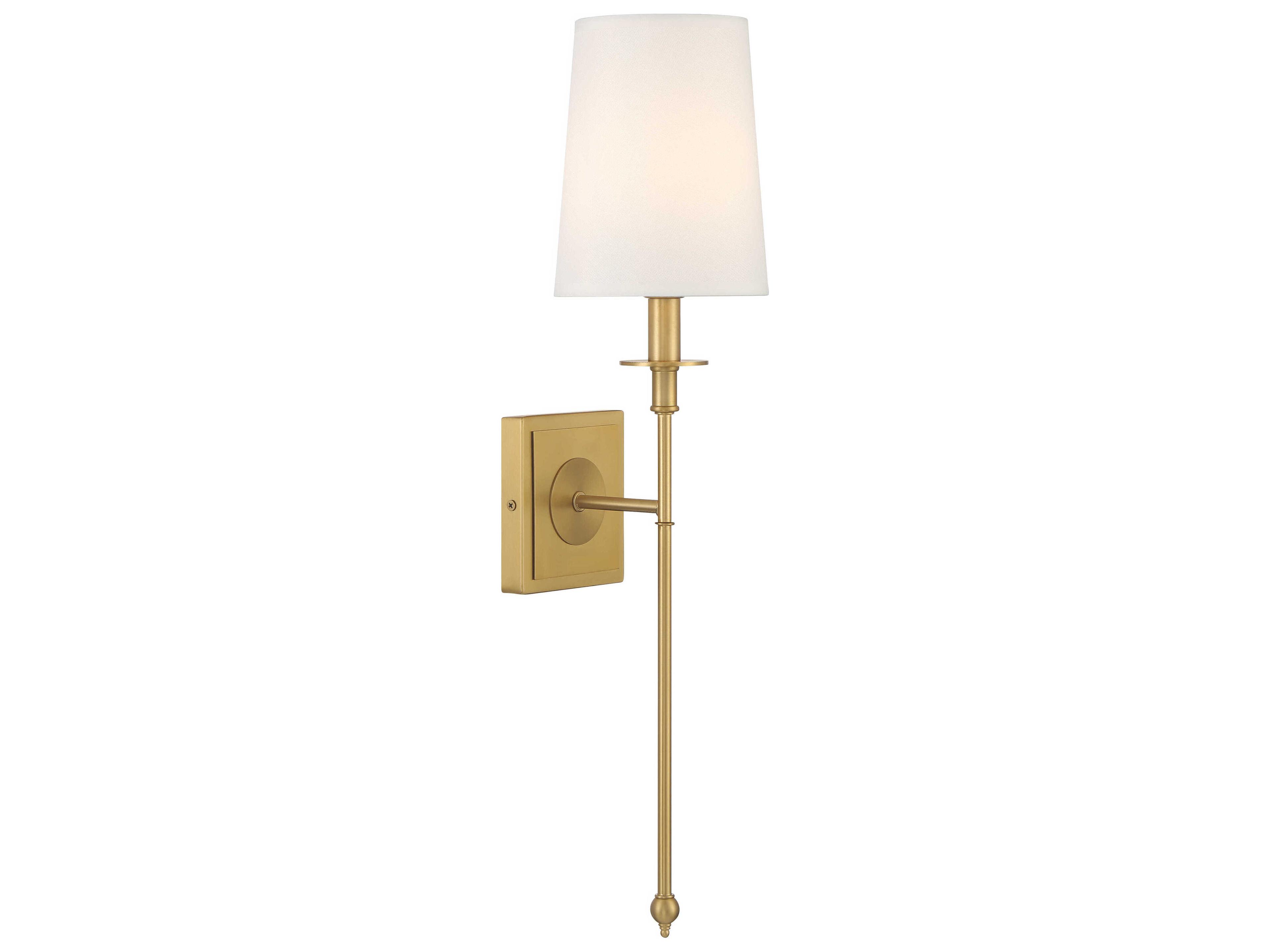 Minka Lavery Calera 1-Light Signature Brass Wall Sconce