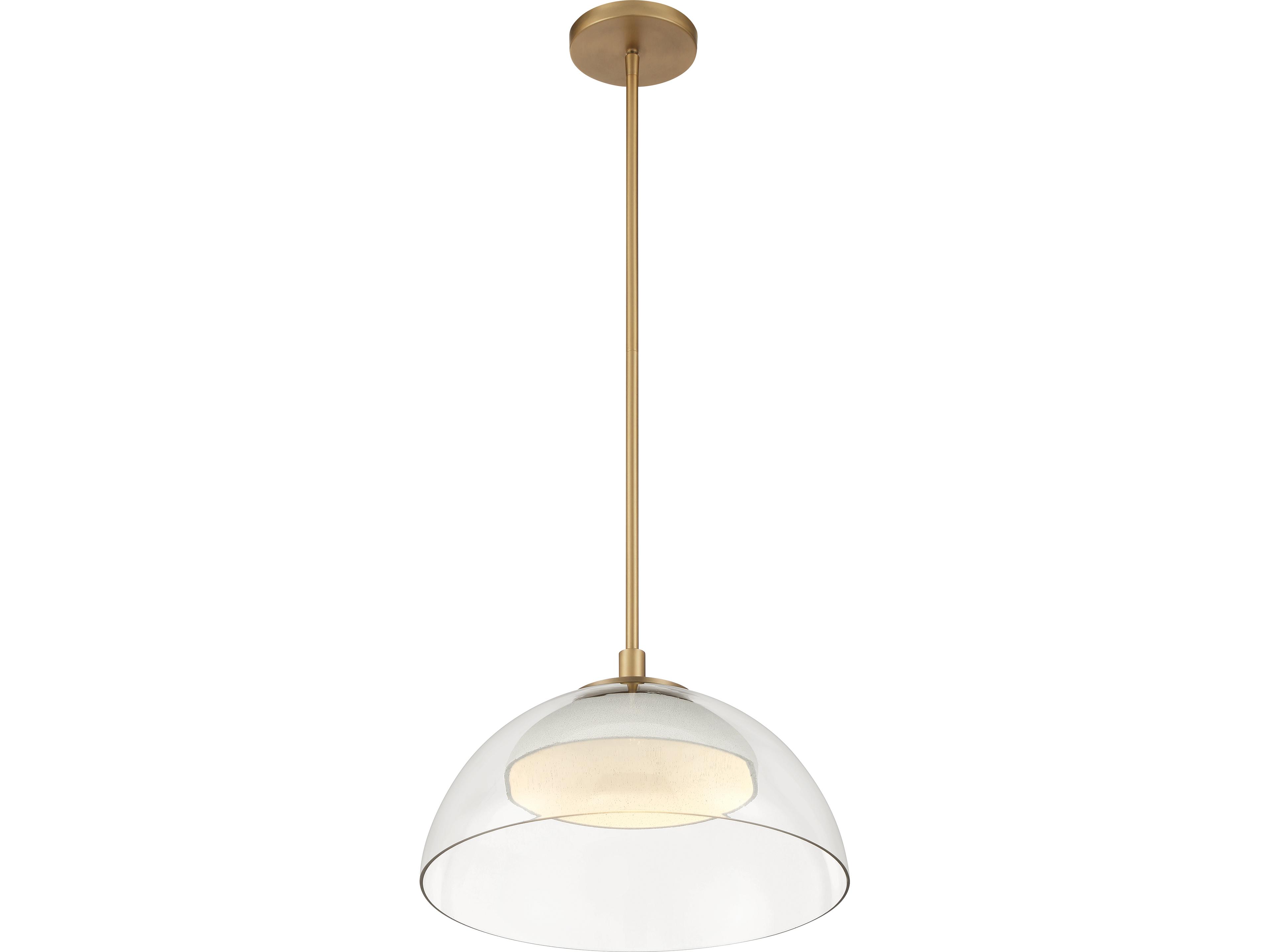 Halwynd Legacy Brass Dome Pendant