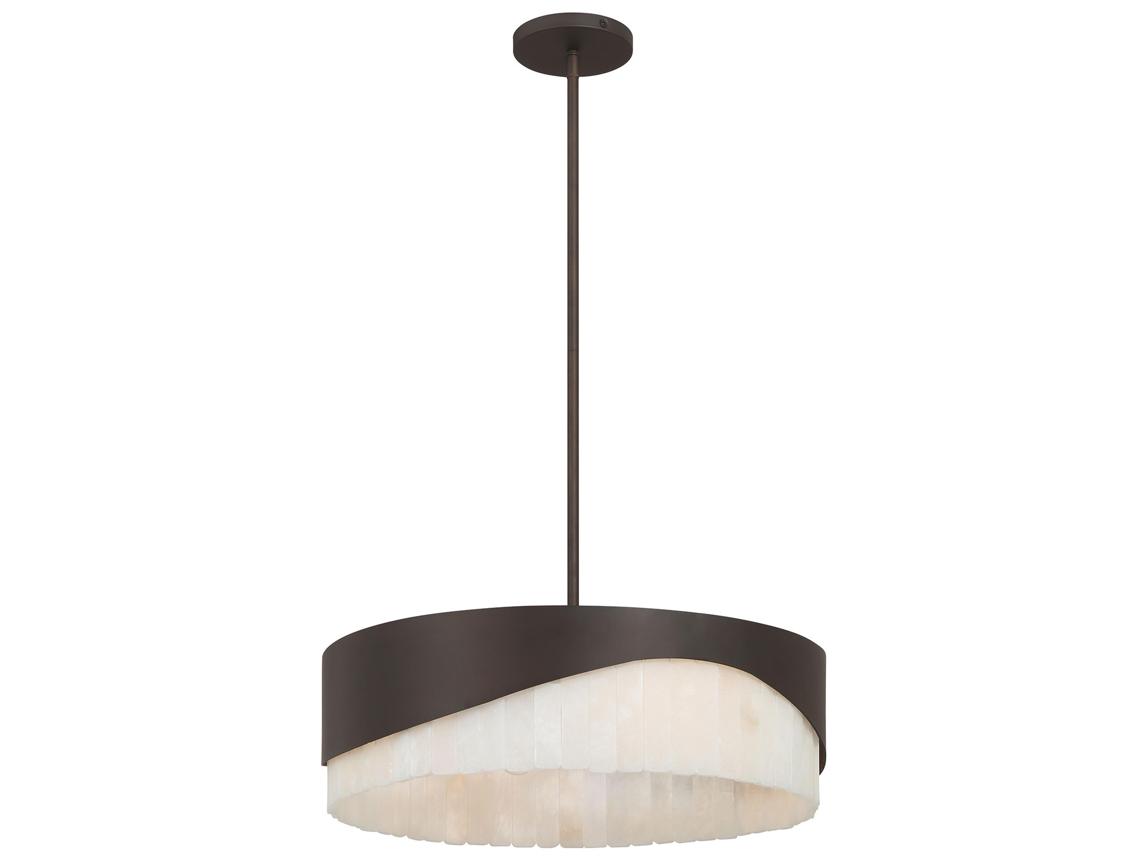 Minka Lavery Sway 4-Light Dark Bronze Drum Pendant