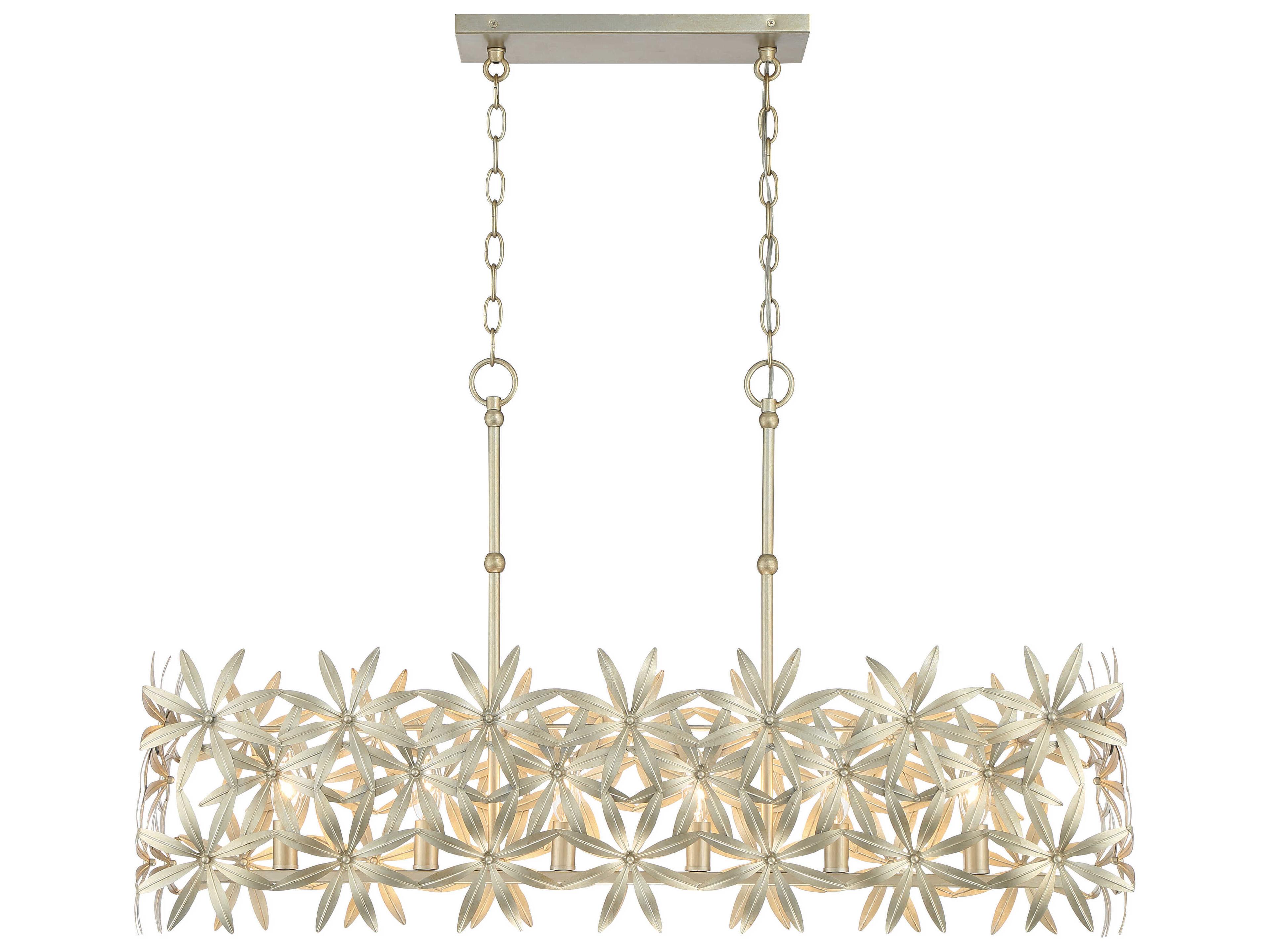Minka Lavery Flower Child 6-Light Ambry Gold Linear Island Pendant