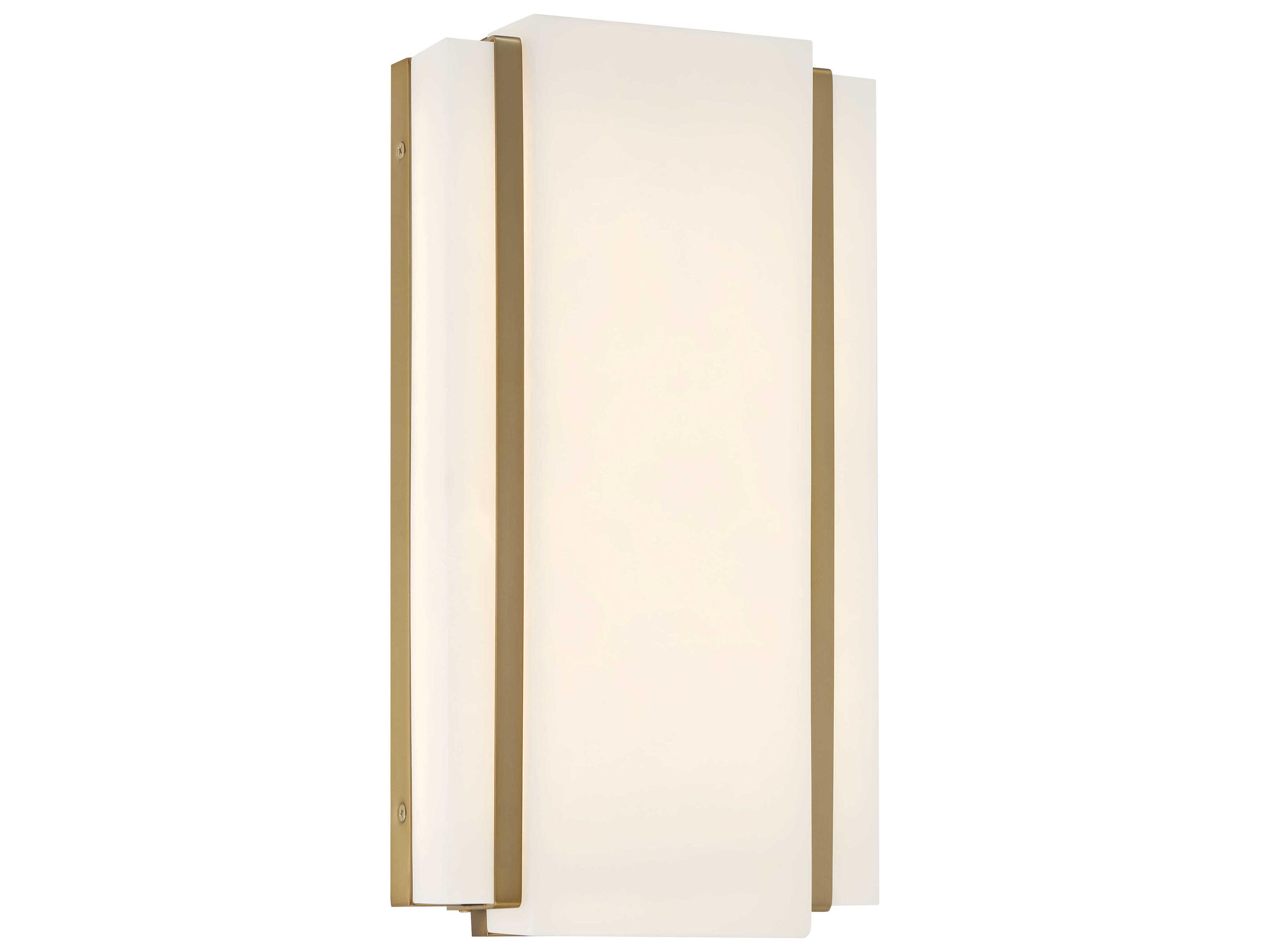 Tanzac 1-Light Soft Brass LED Wall Sconce