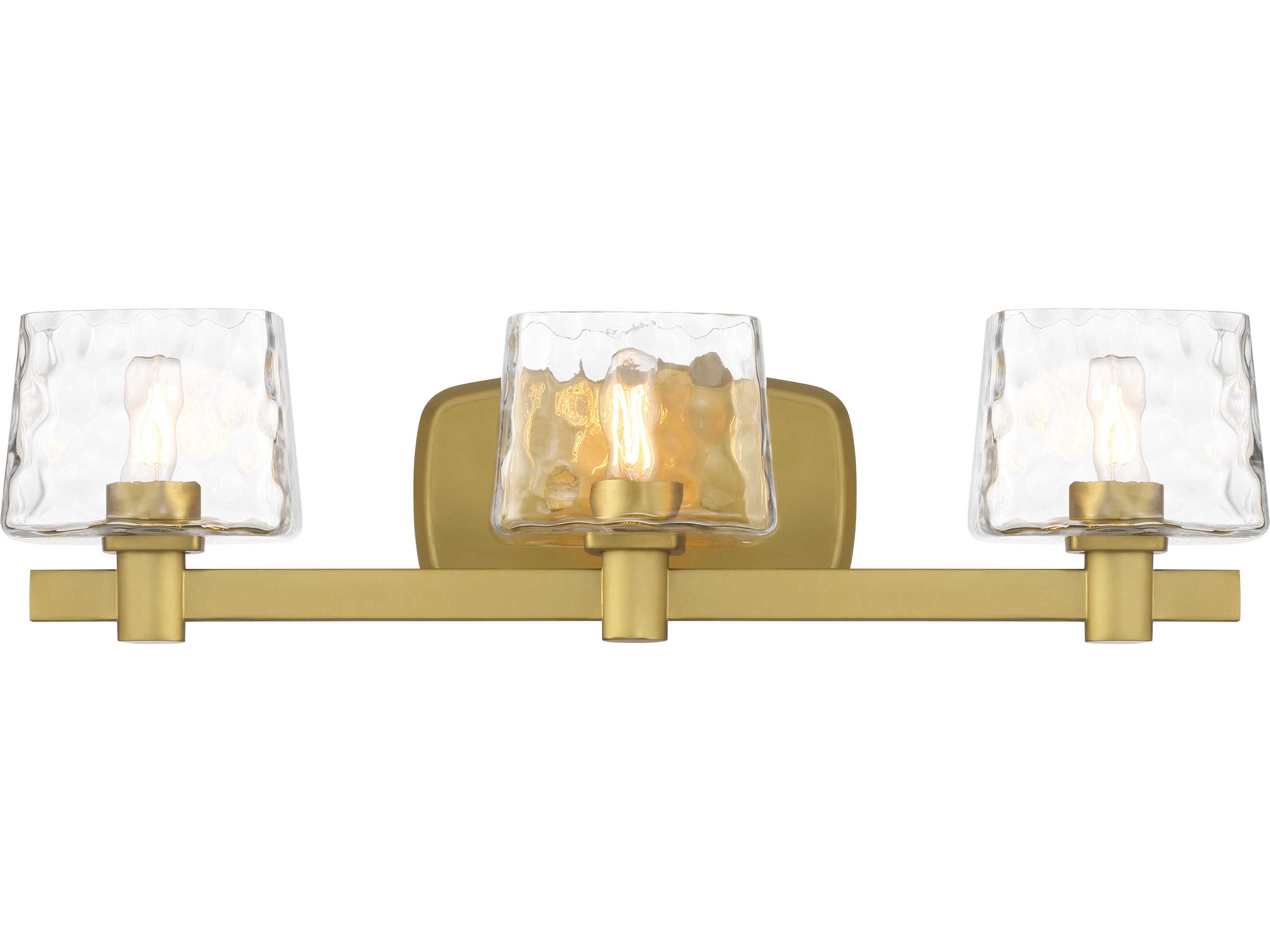 Minka Lavery Drysdale 3-Light Soft Brass Vanity Light