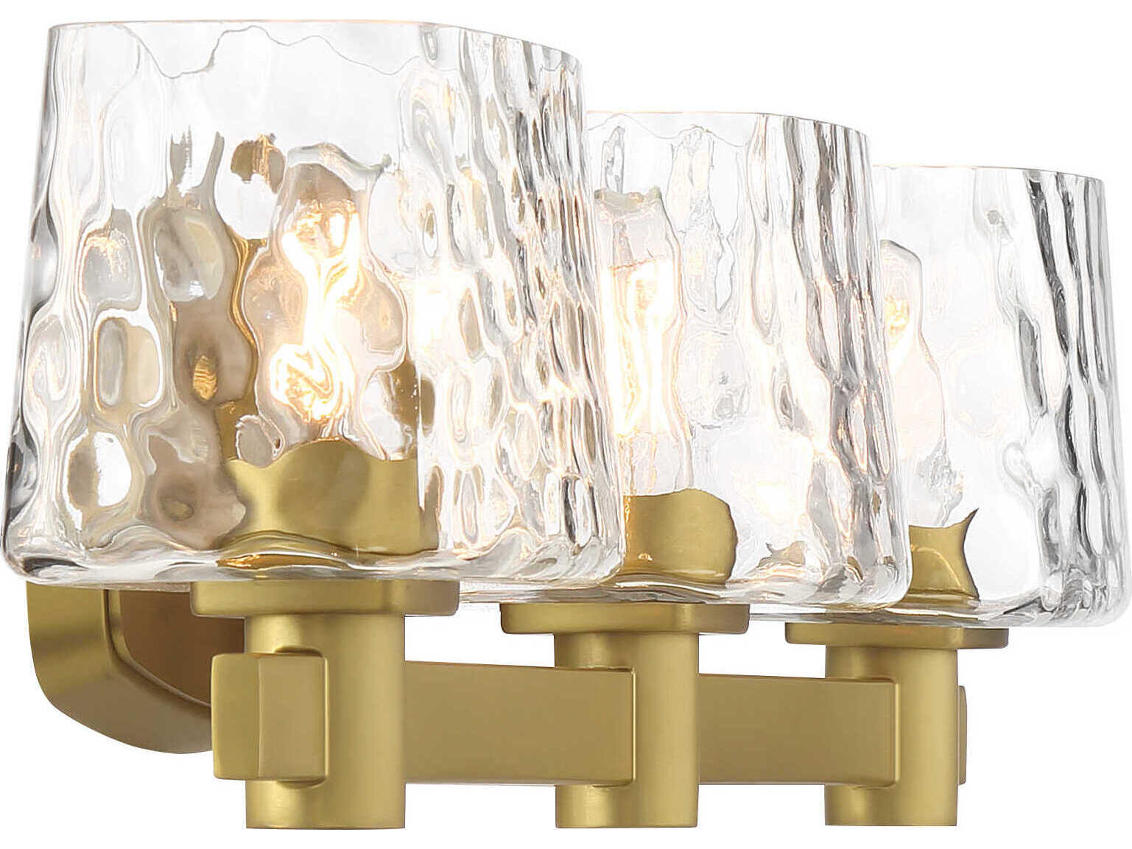 Minka Lavery Drysdale 3-Light Soft Brass Vanity Light