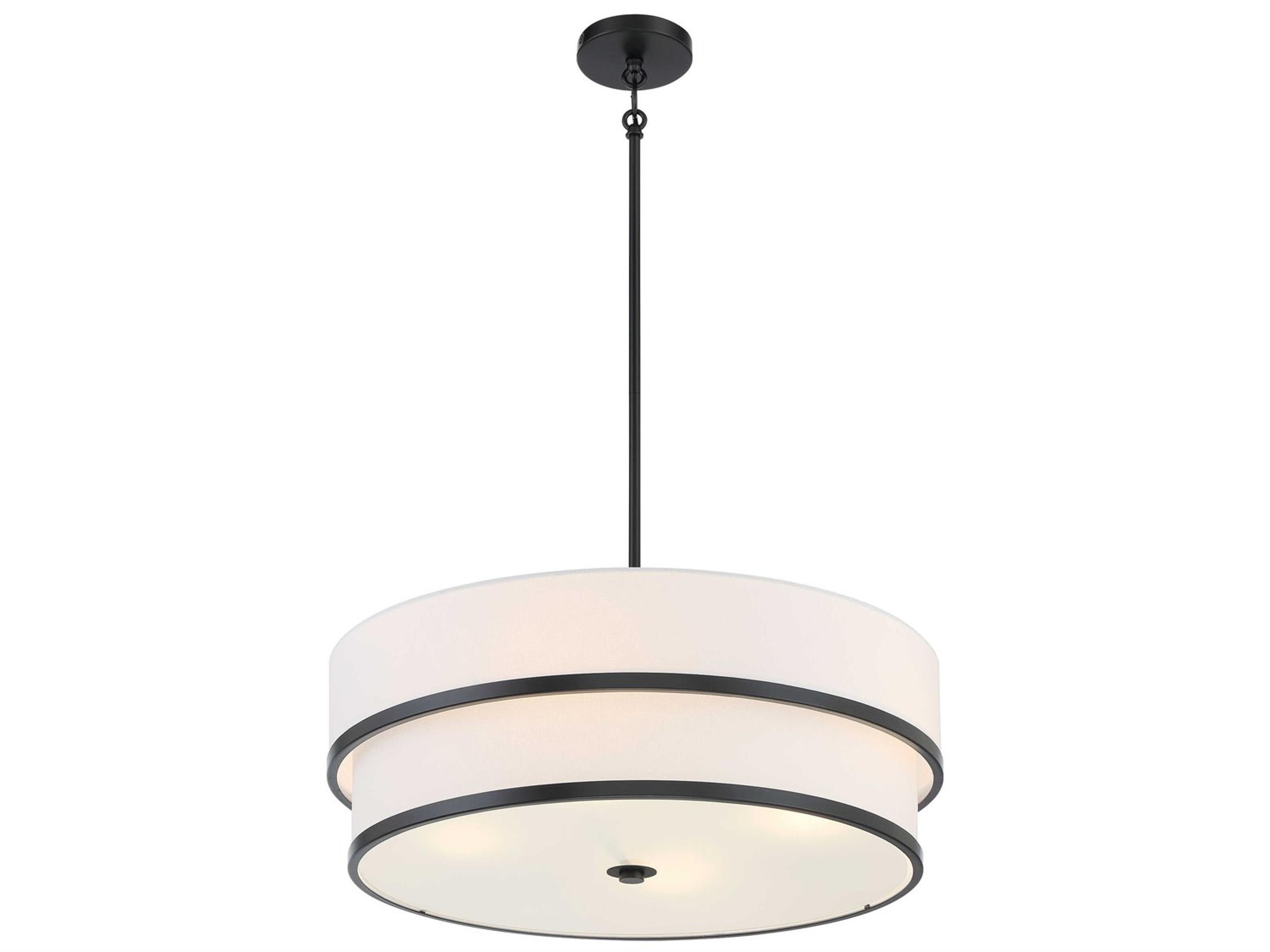 Minka Lavery Cascade 4-Light Coal Black Pendant