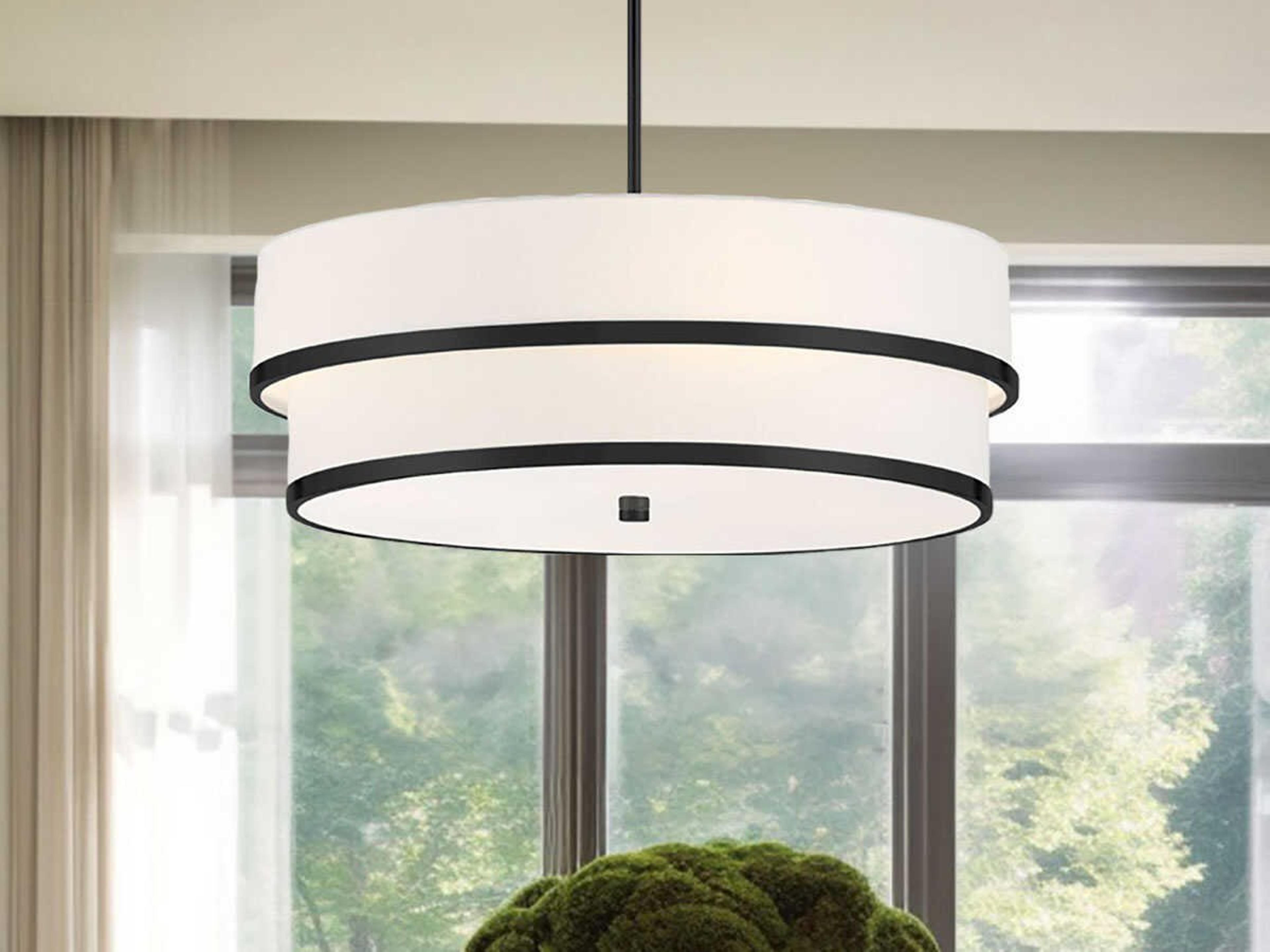 Minka Lavery Cascade 4-Light Coal Black Pendant