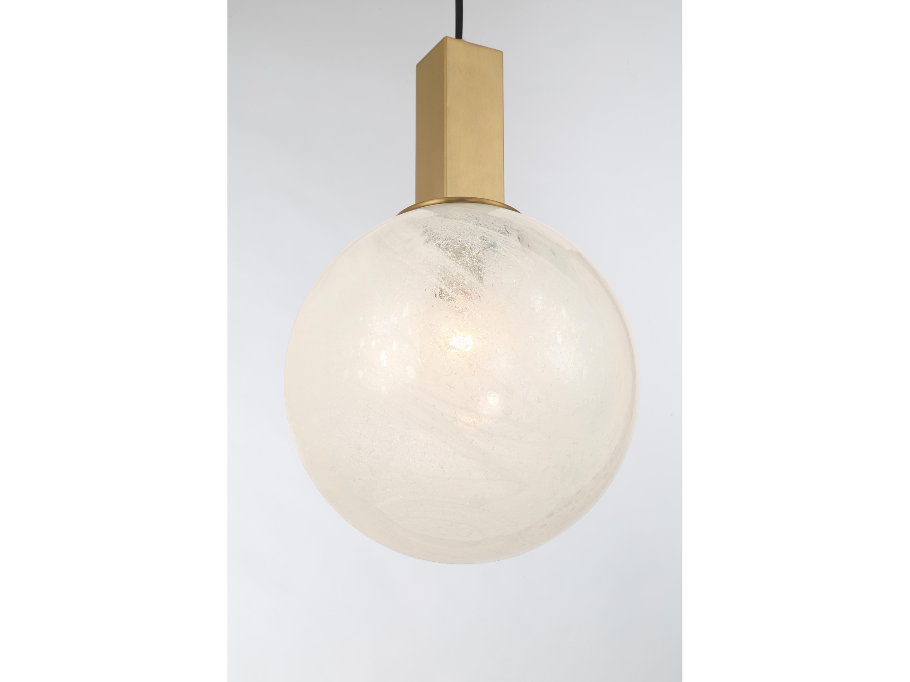 Minka Lavery Narra 1-Light Legacy Brass Globe Mini Pendant