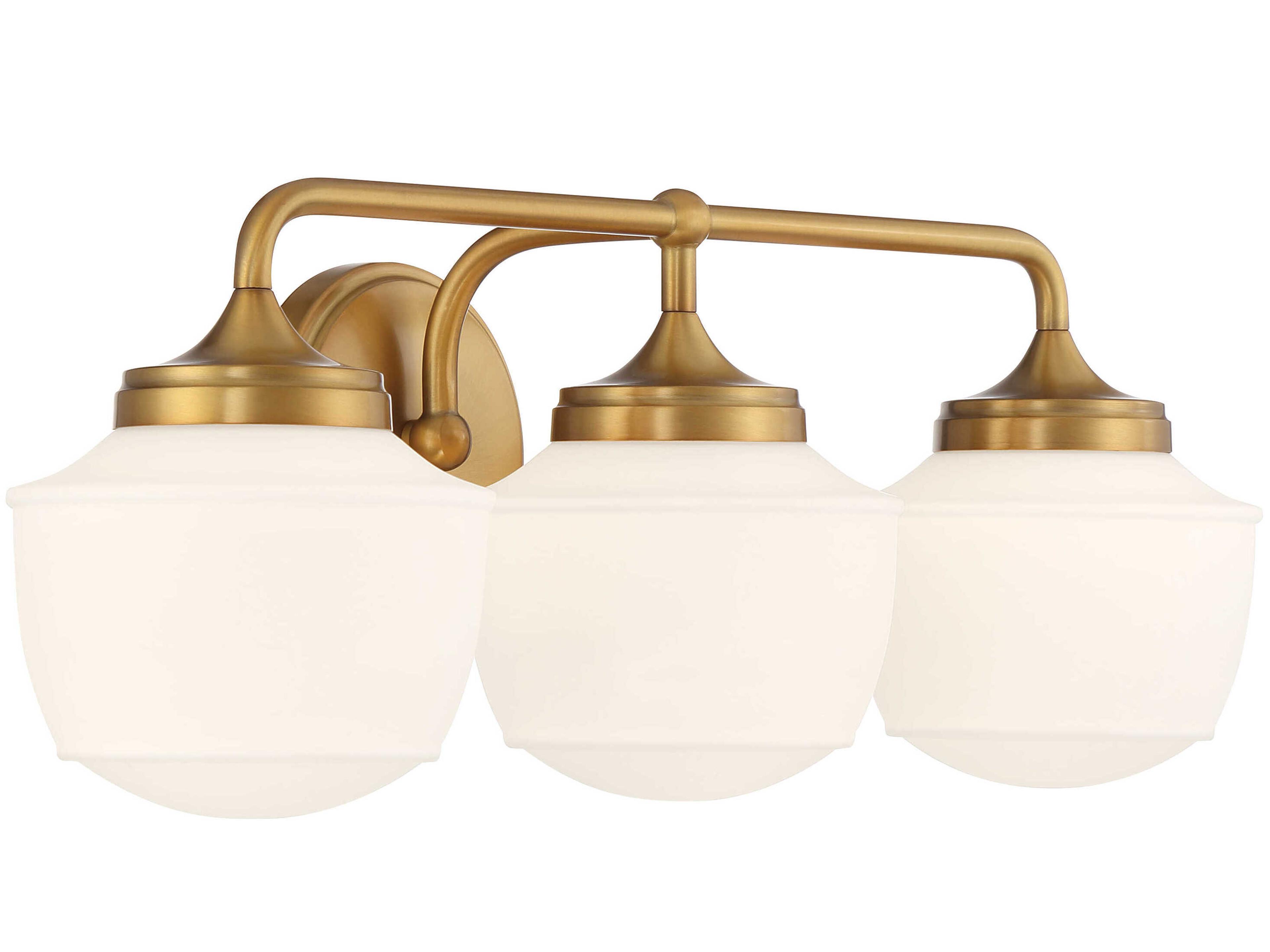 Minka Lavery Cornwell 3-Light Antique Noble Brass Vanity Light