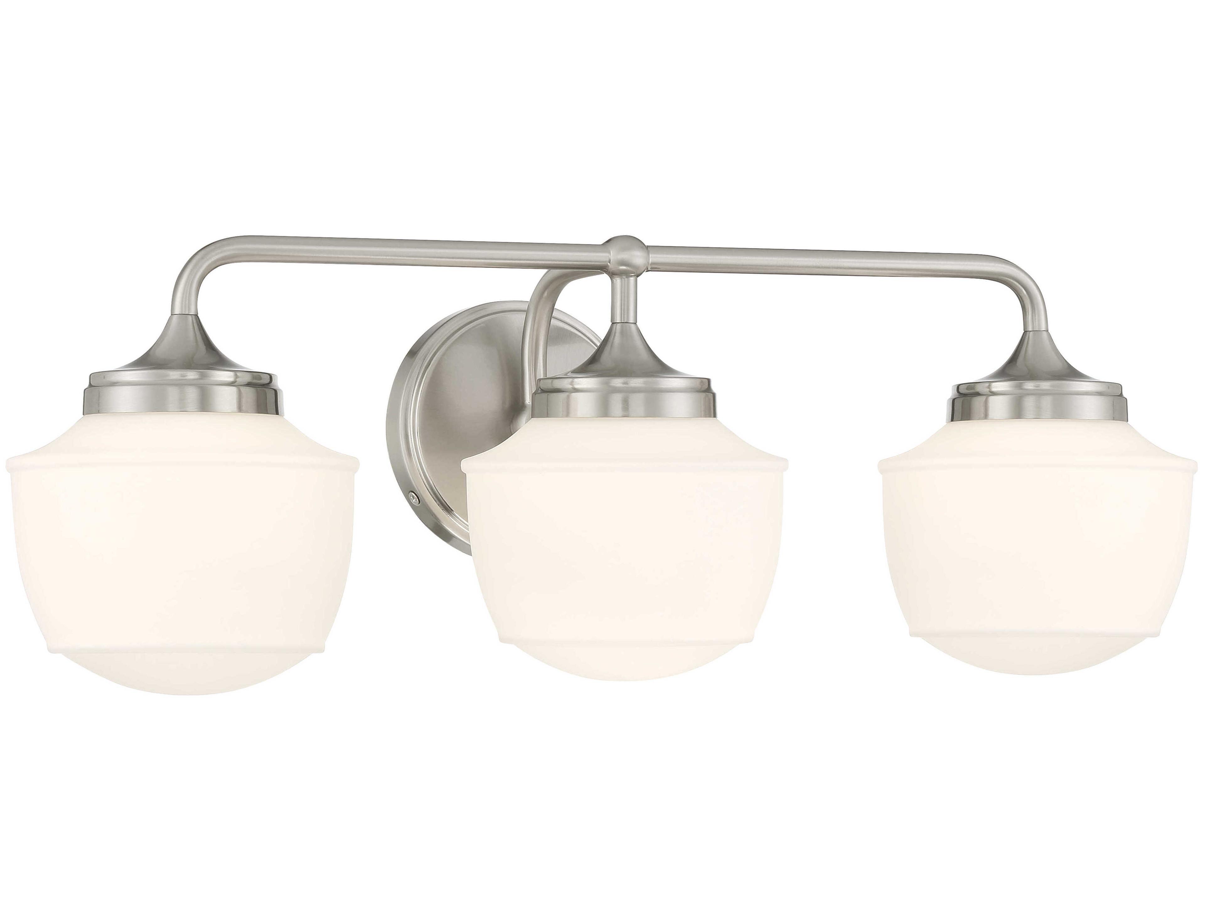 Cornwell 3-Light Brushed Nickel Vanity Light