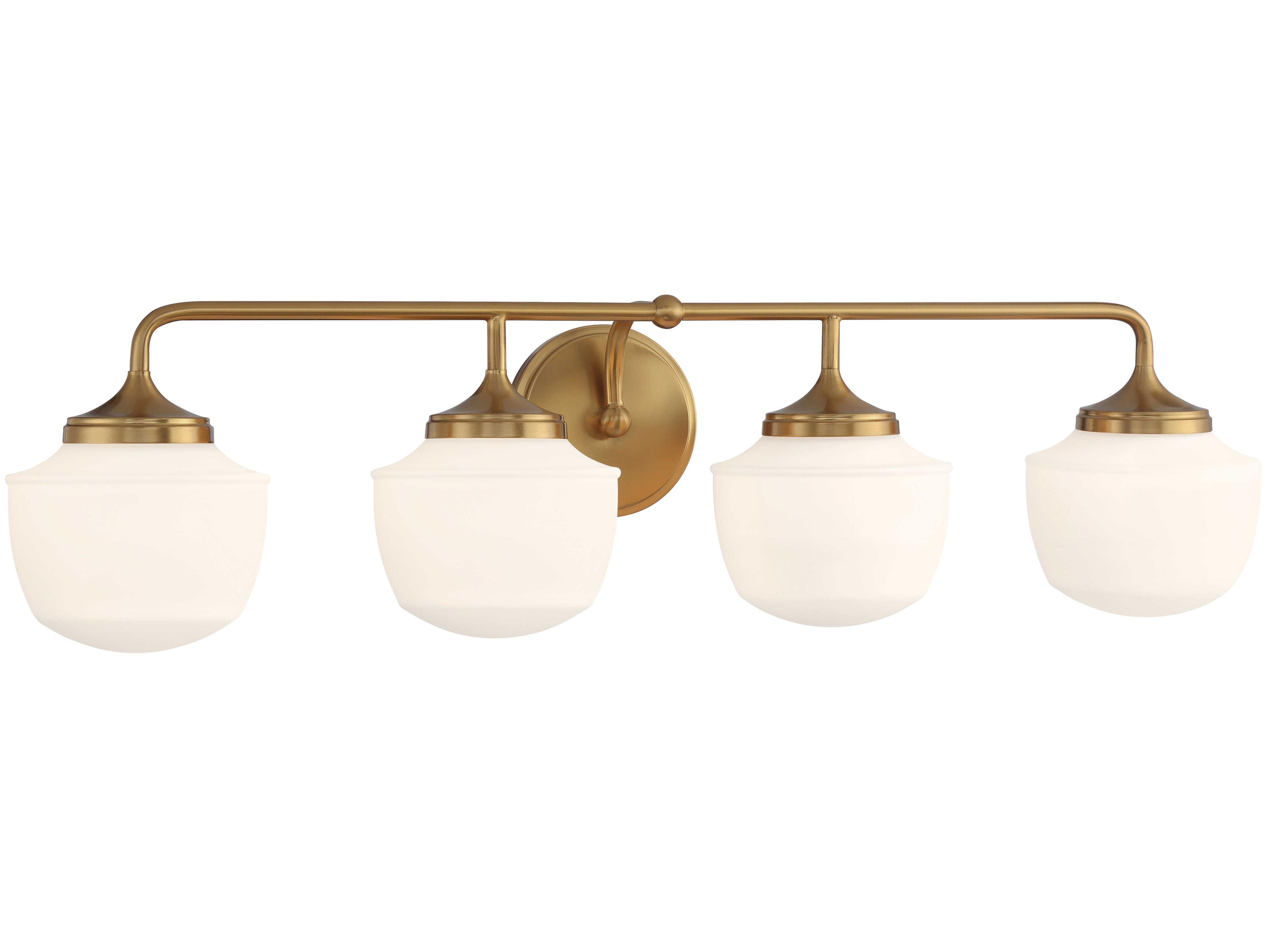 Cornwell 4-Light Antique Noble Brass Vanity Light