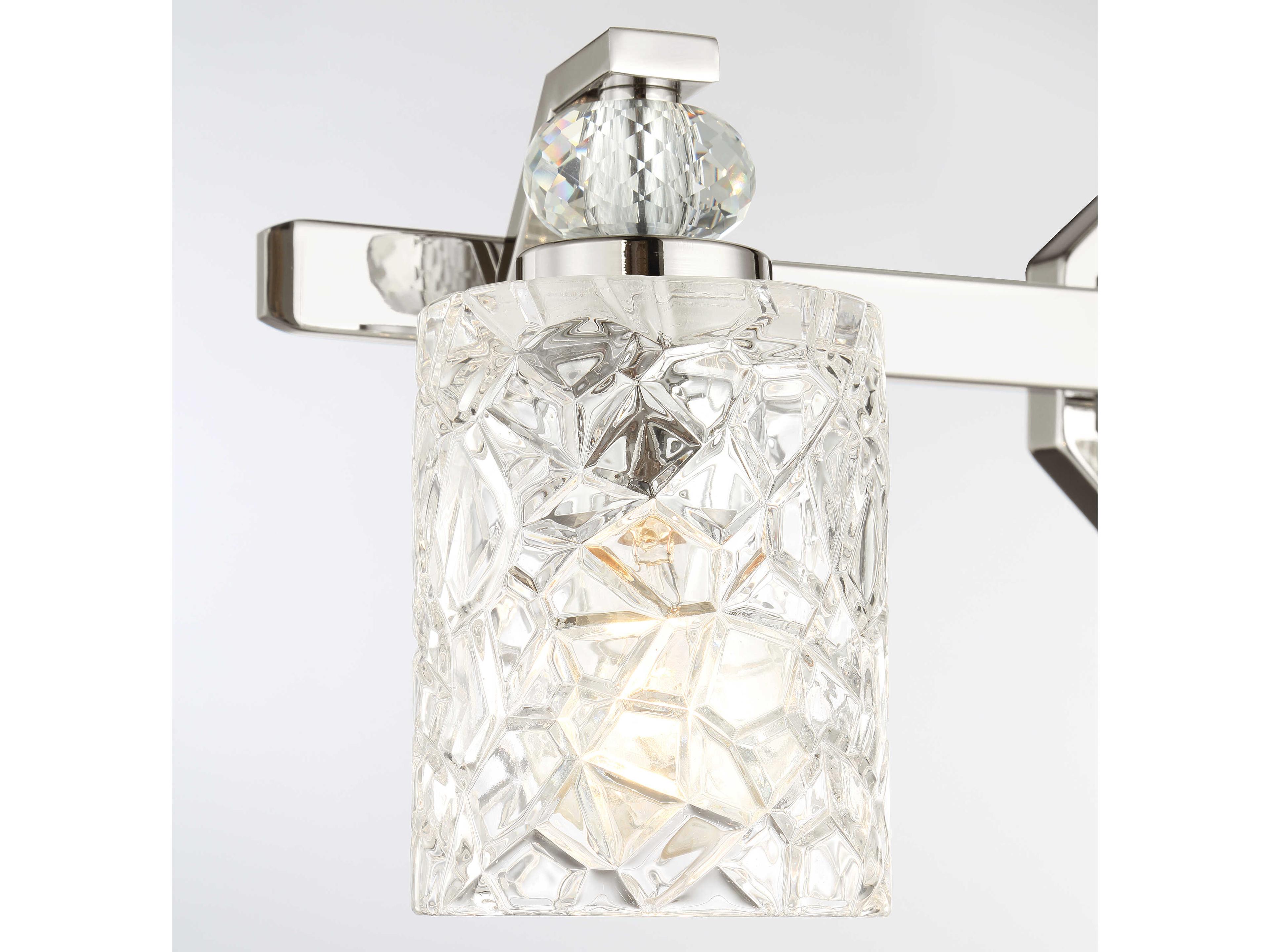 Minka Lavery Crystal Kay 3-Light Chrome Vanity Light