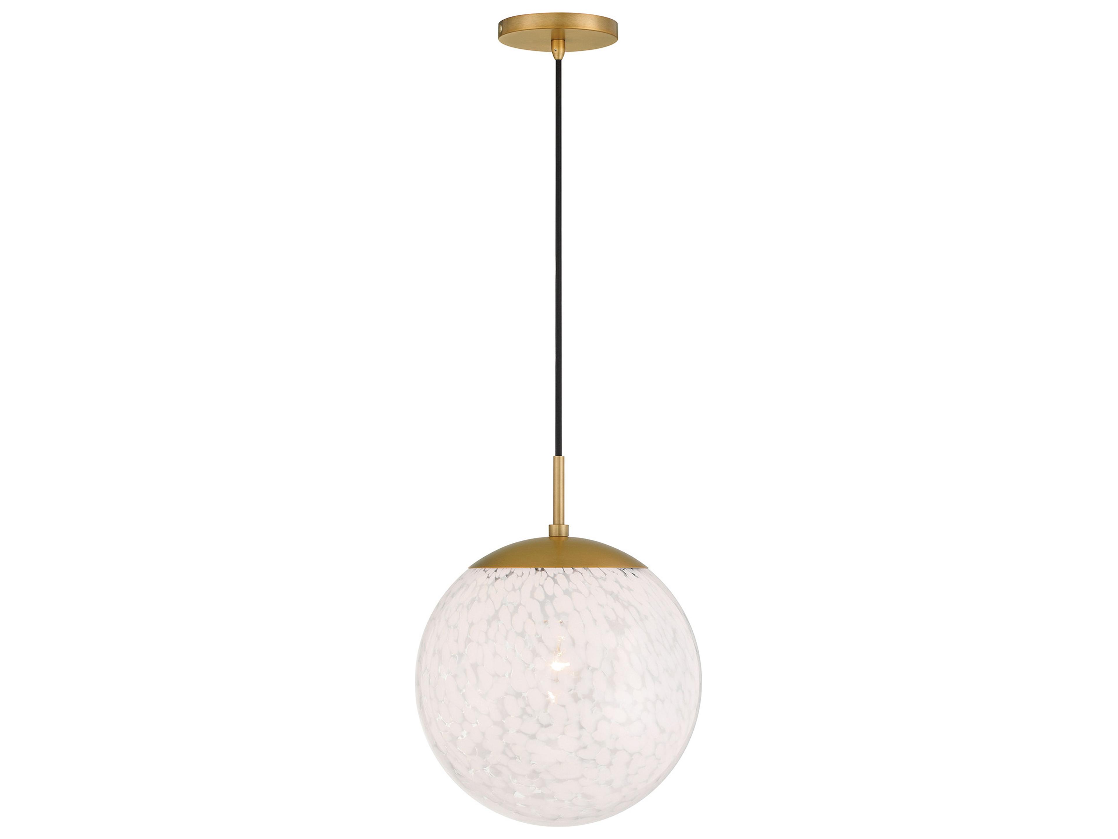 Langford 1-Light Legacy Brass Globe Mini Pendant