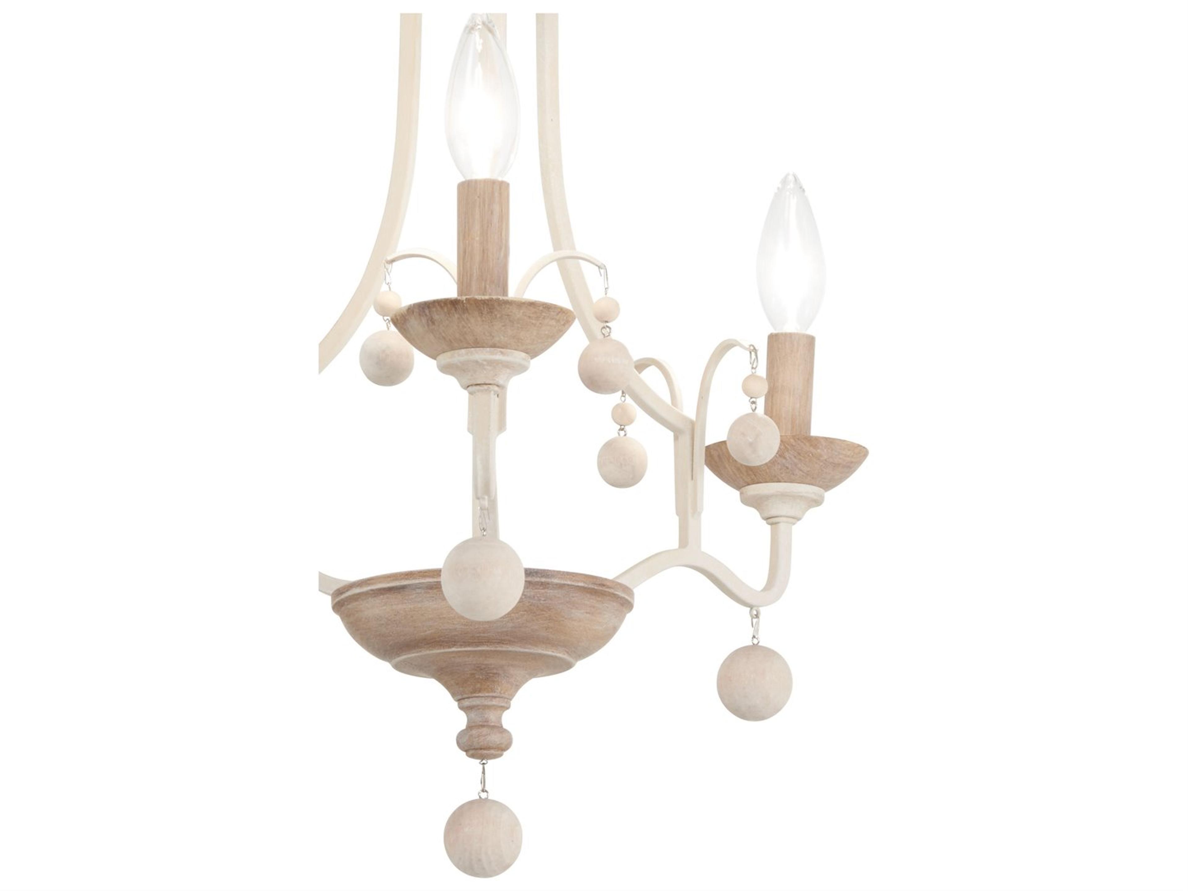 Minka Lavery Colonial Charm 3-Light White Wash Sun Dried Clay Brown Semi Flush Mount