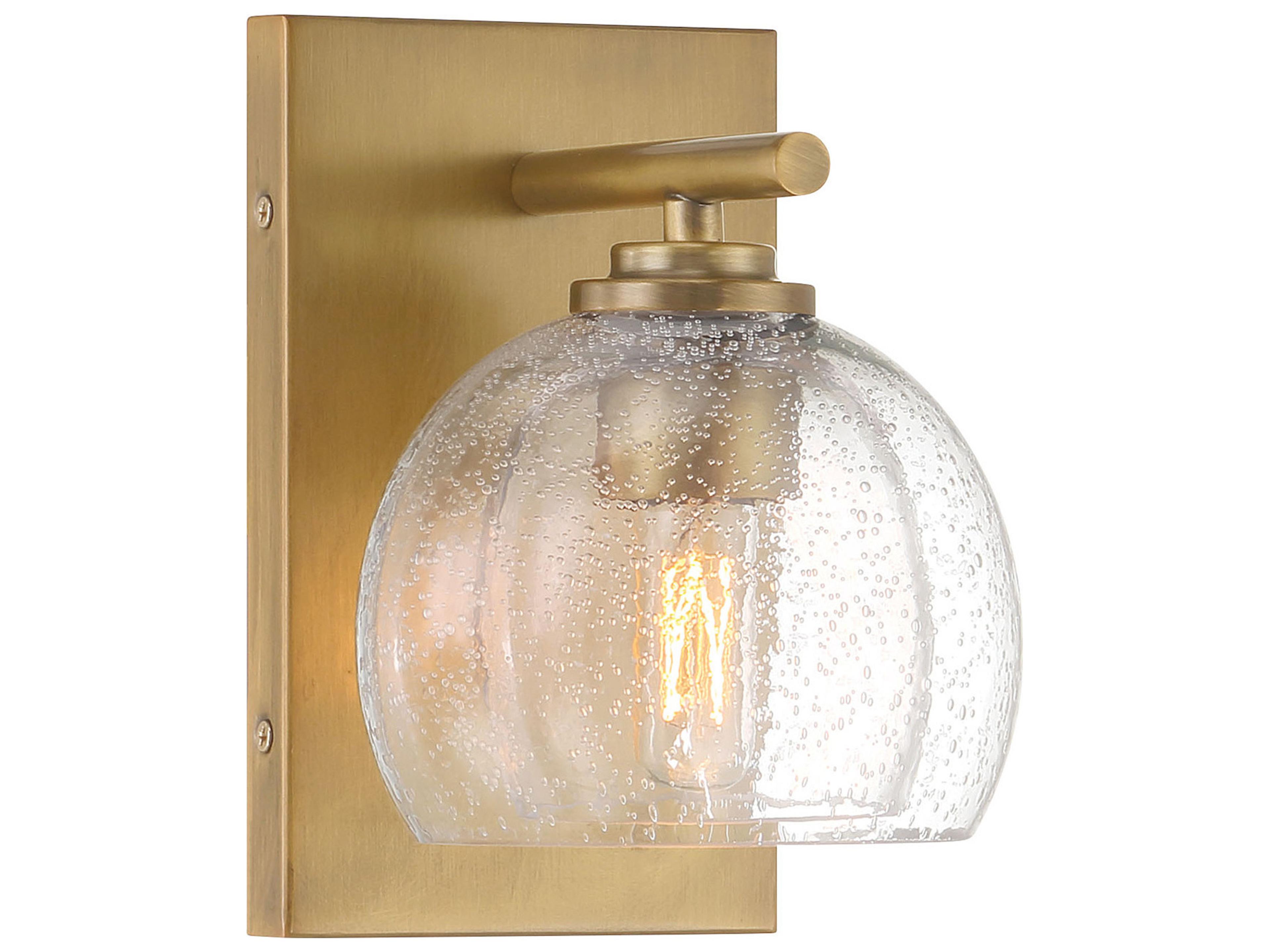 Glint 1-Light Legacy Brass Wall Sconce