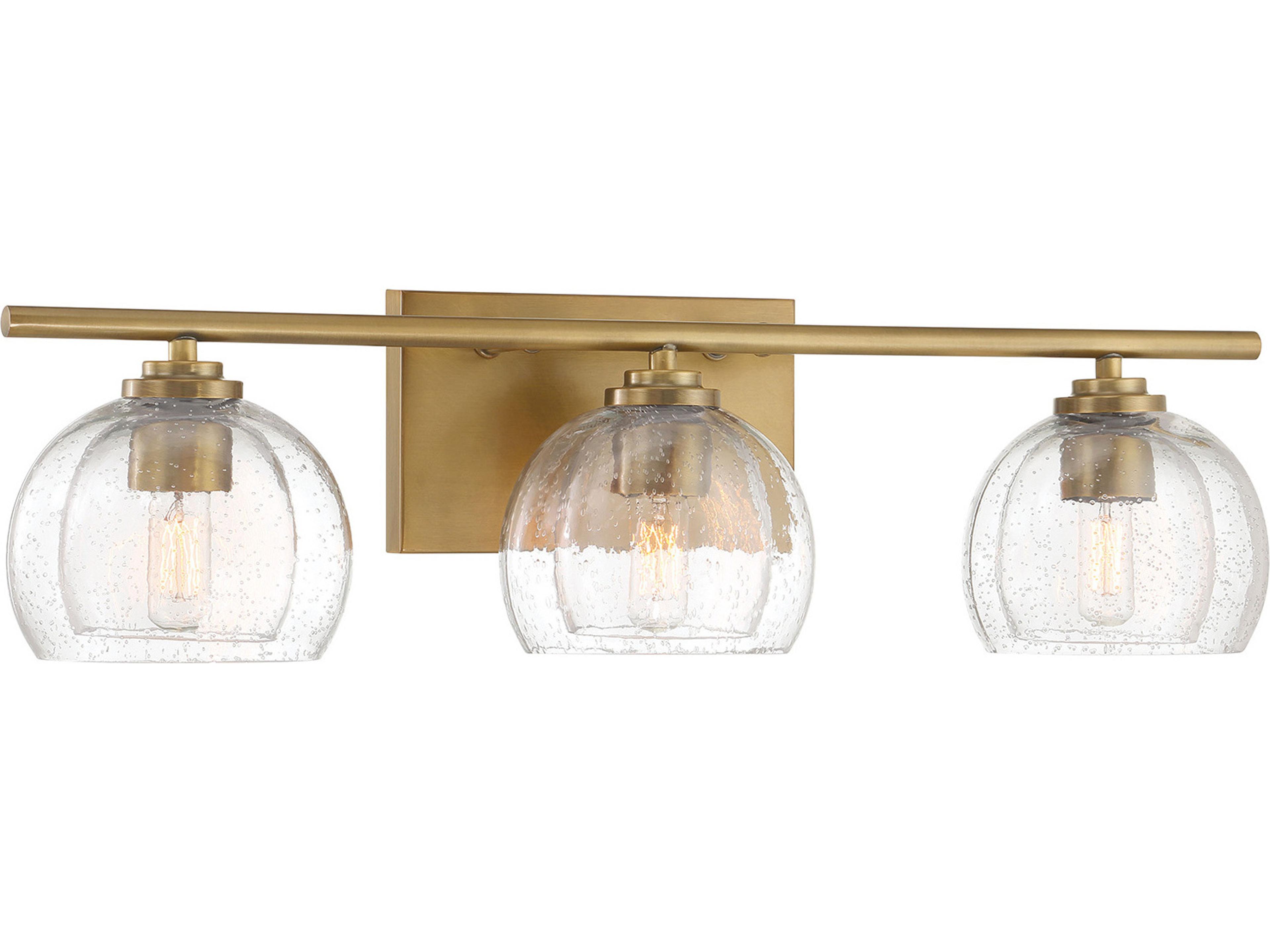 Glint 3-Light Legacy Brass Vanity Light