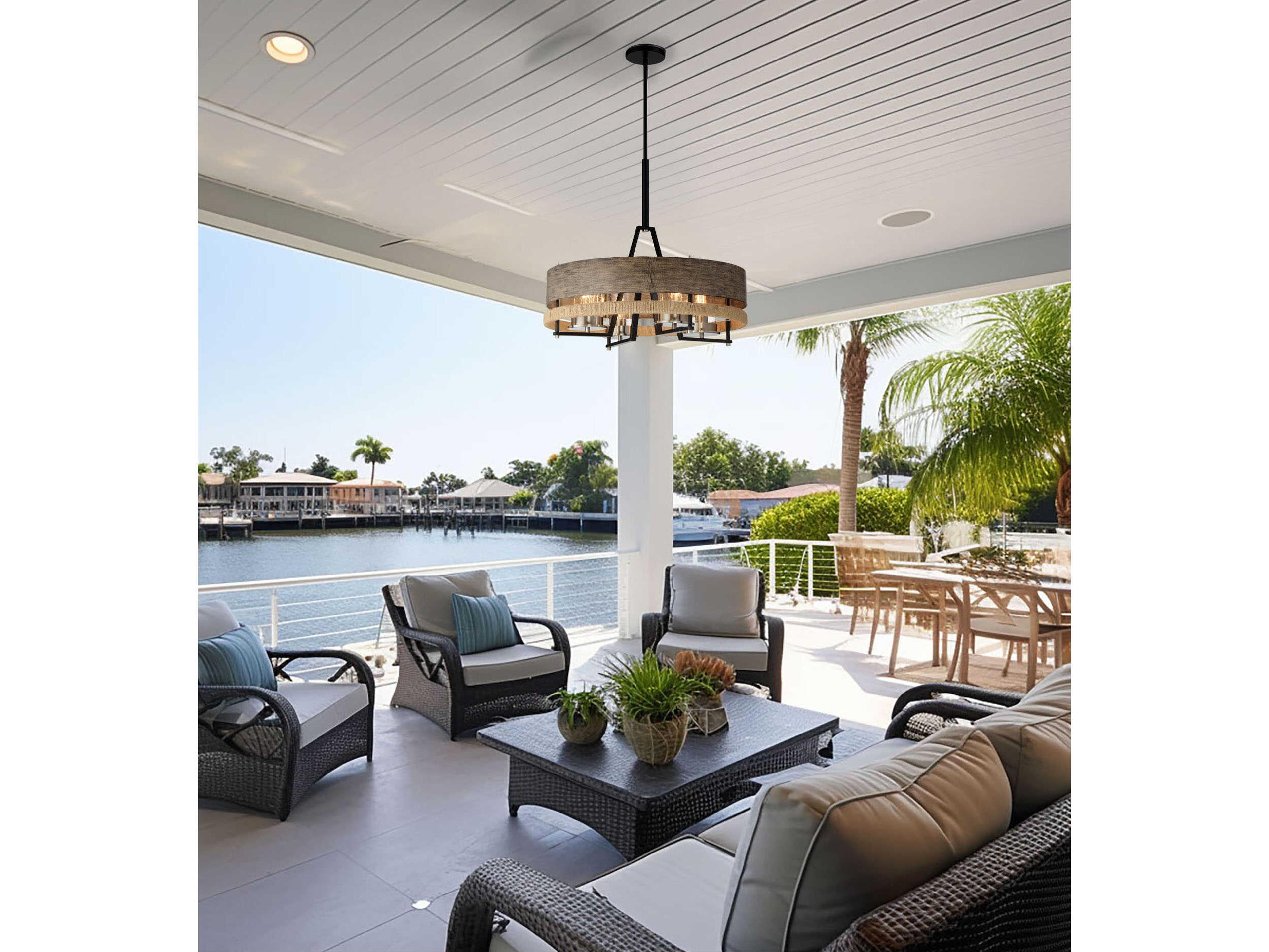 Minka Lavery Silver Creek 4-Light Outdoor Hanging Light