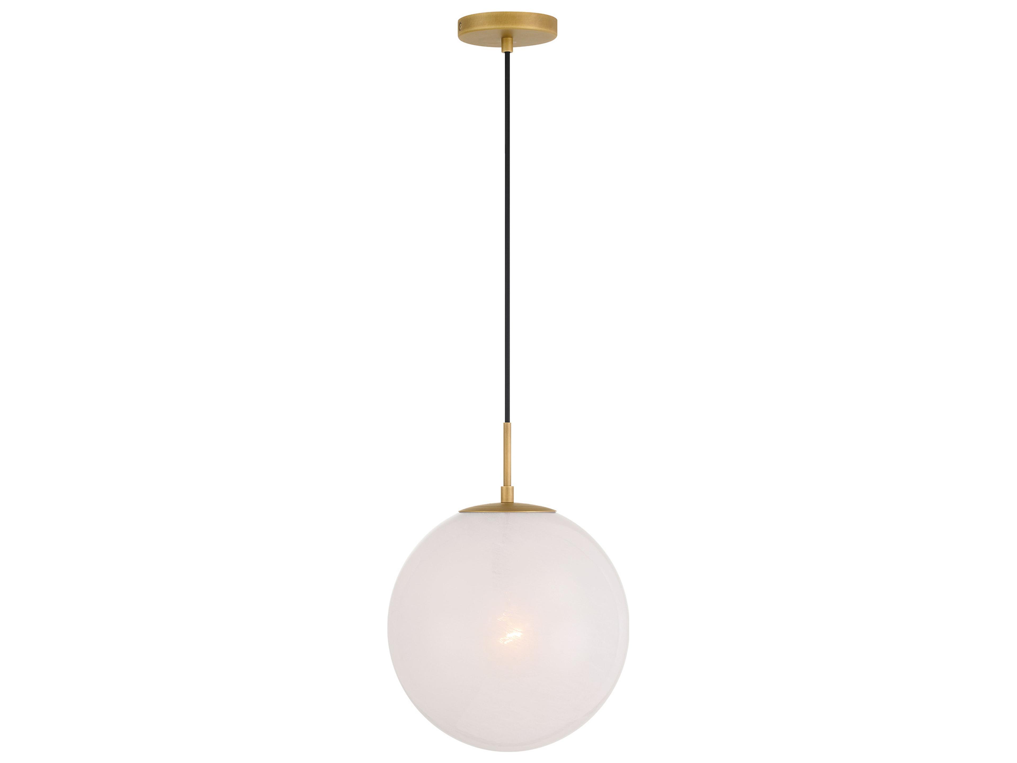 Mist 1-Light Legacy Brass Globe Mini Pendant