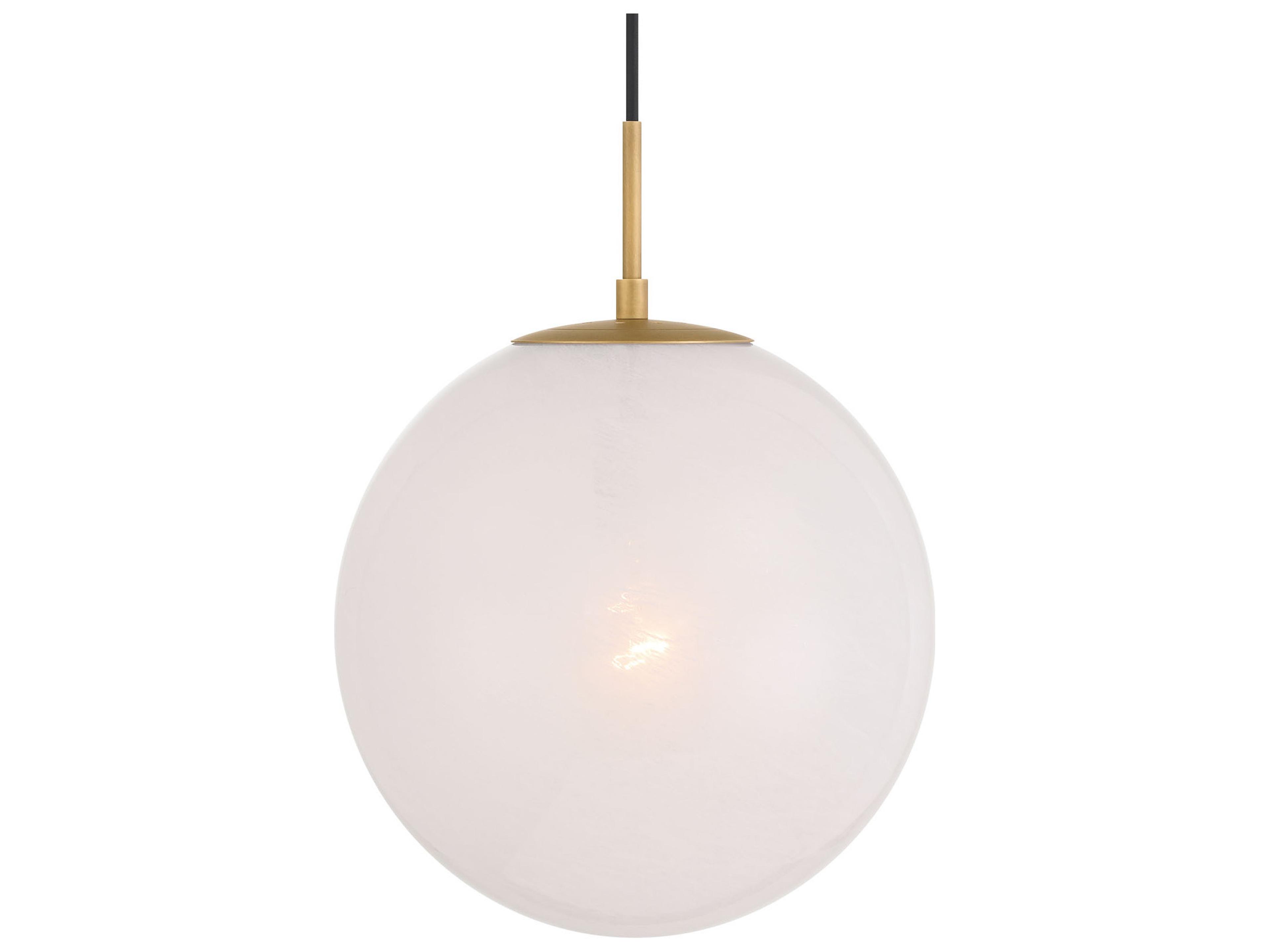 Minka Lavery Mist 1-Light Legacy Brass Globe Mini Pendant