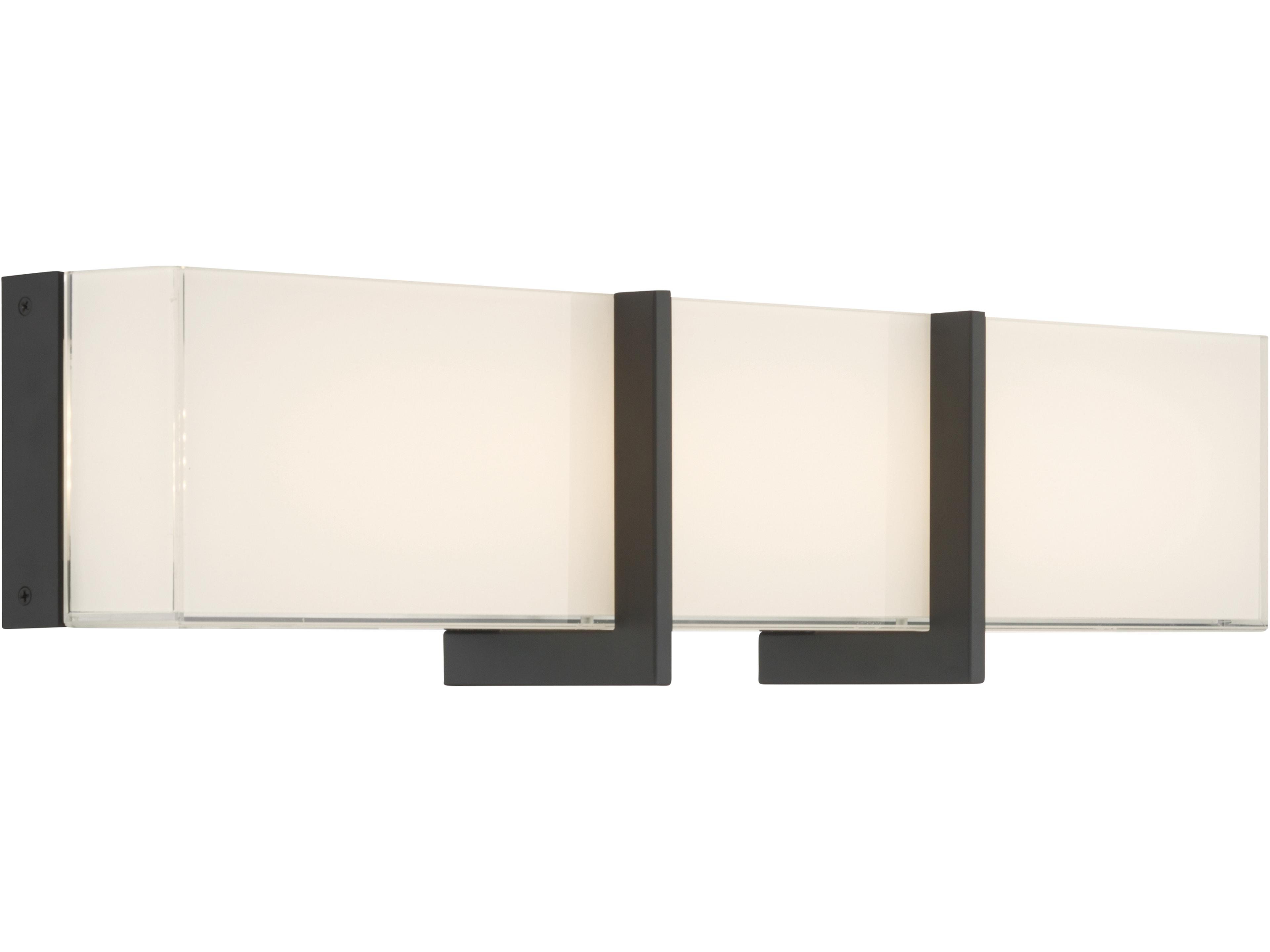 Minka Lavery High Rise Dark Matte Black Vanity Light