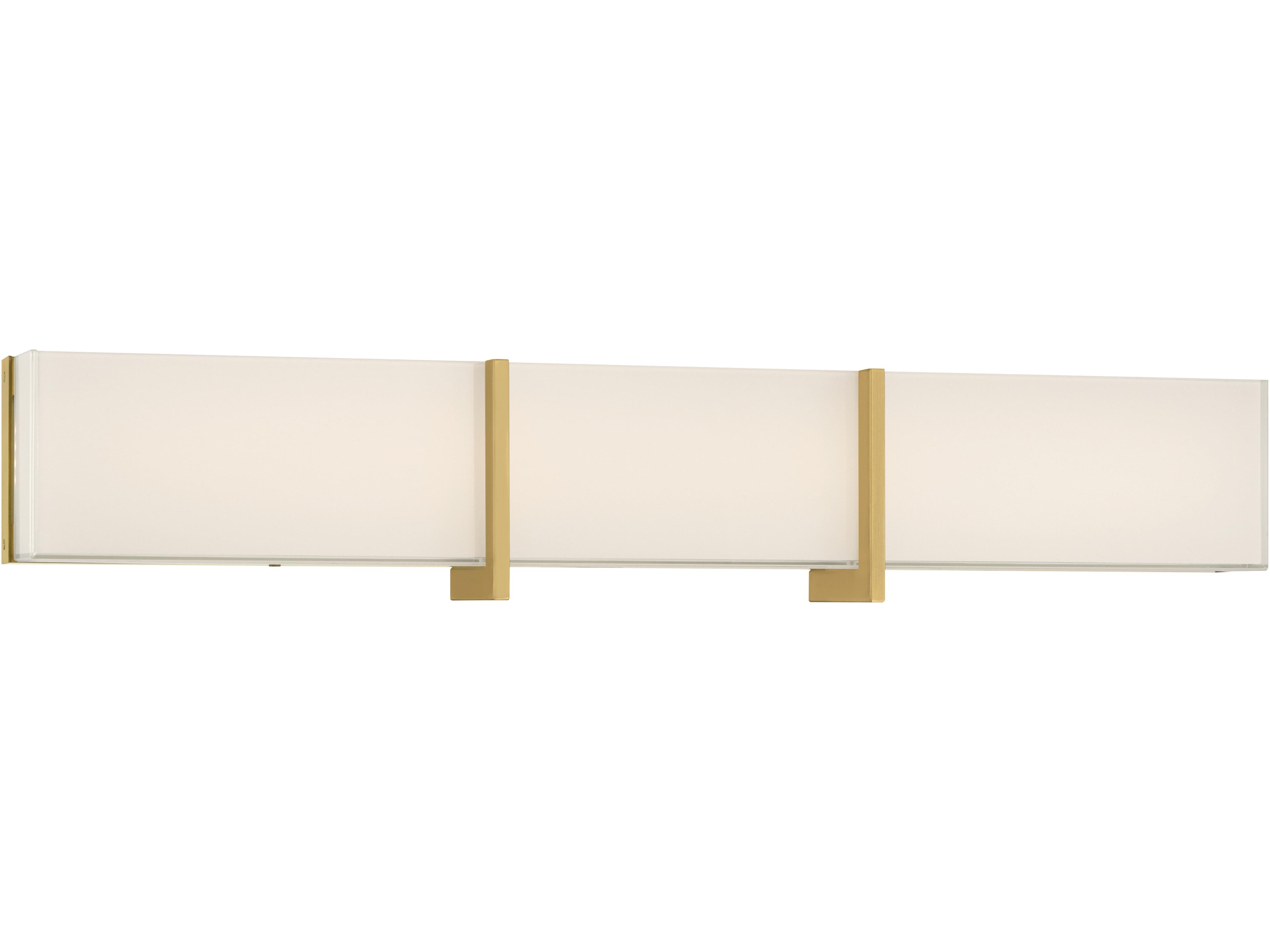 High Rise Legacy Brass Vanity Light