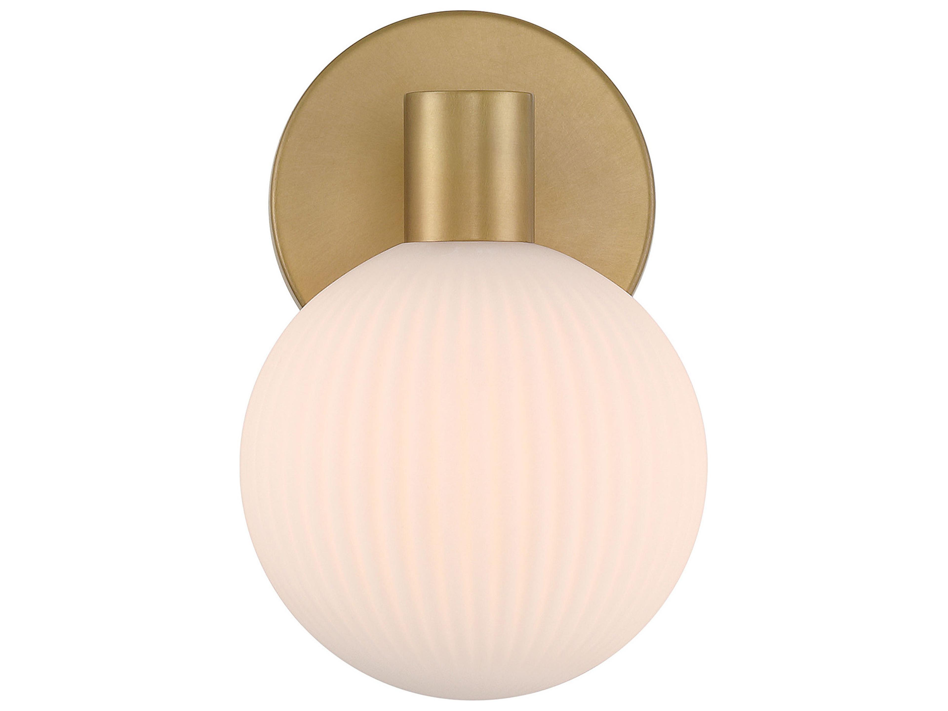 Minka Lavery Fenton 1-Light Legacy Brass Wall Sconce