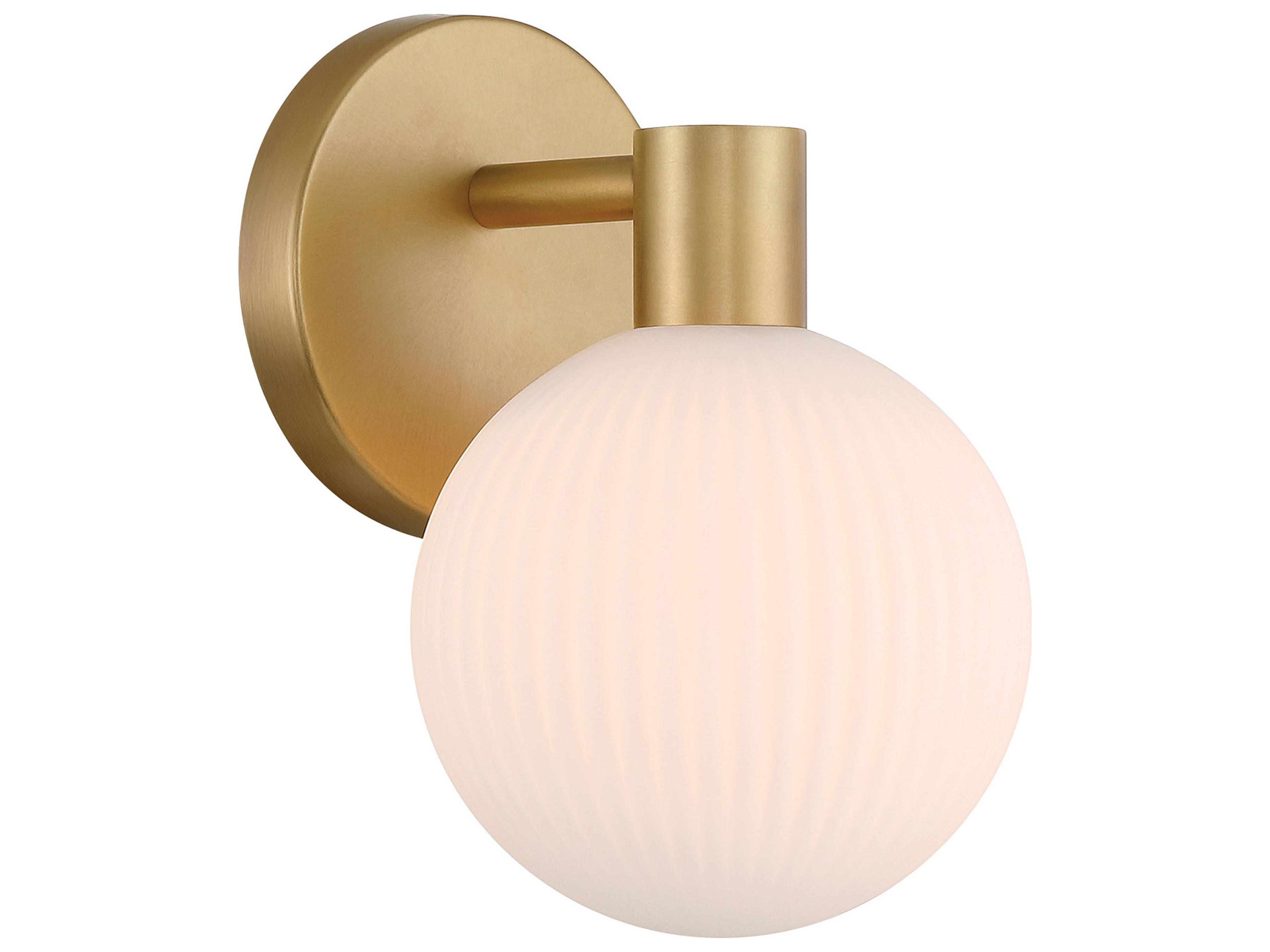 Minka Lavery Fenton 1-Light Legacy Brass Wall Sconce