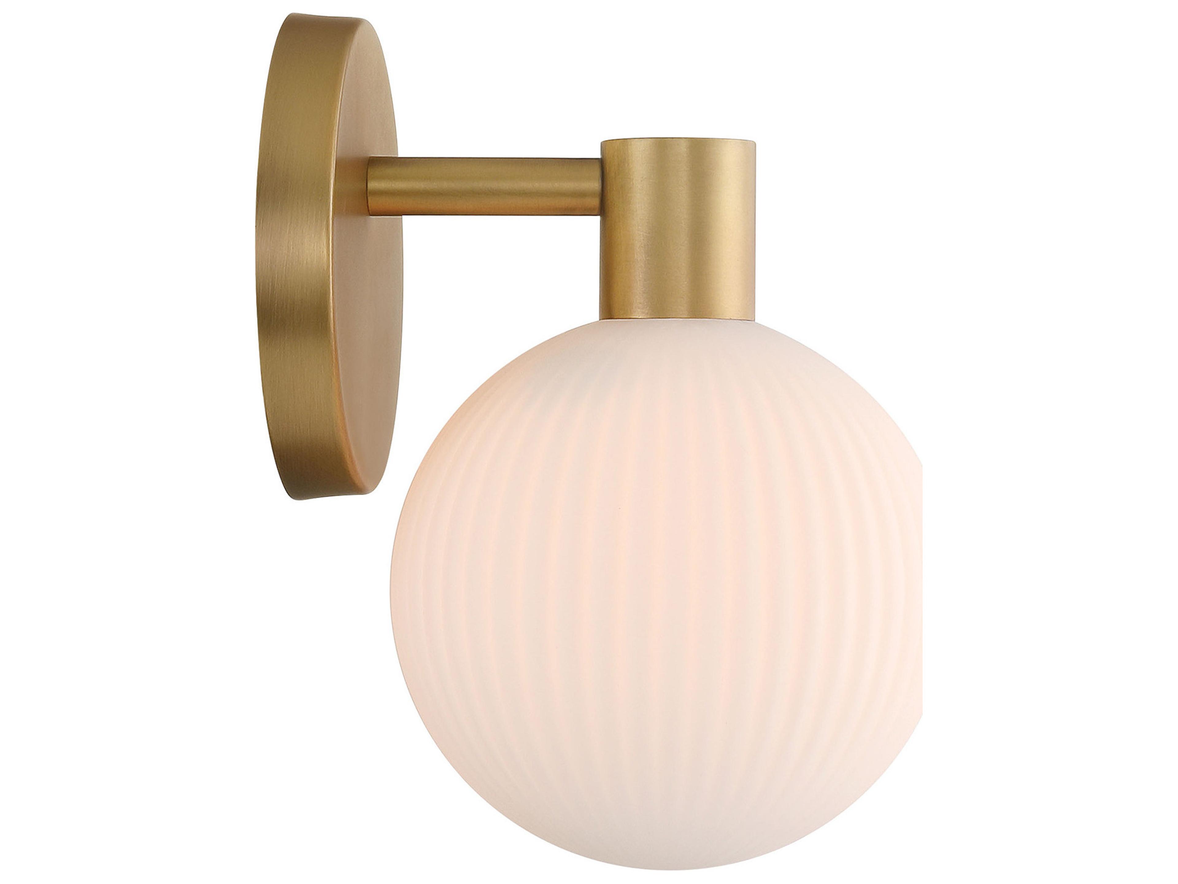 Minka Lavery Fenton 1-Light Legacy Brass Wall Sconce