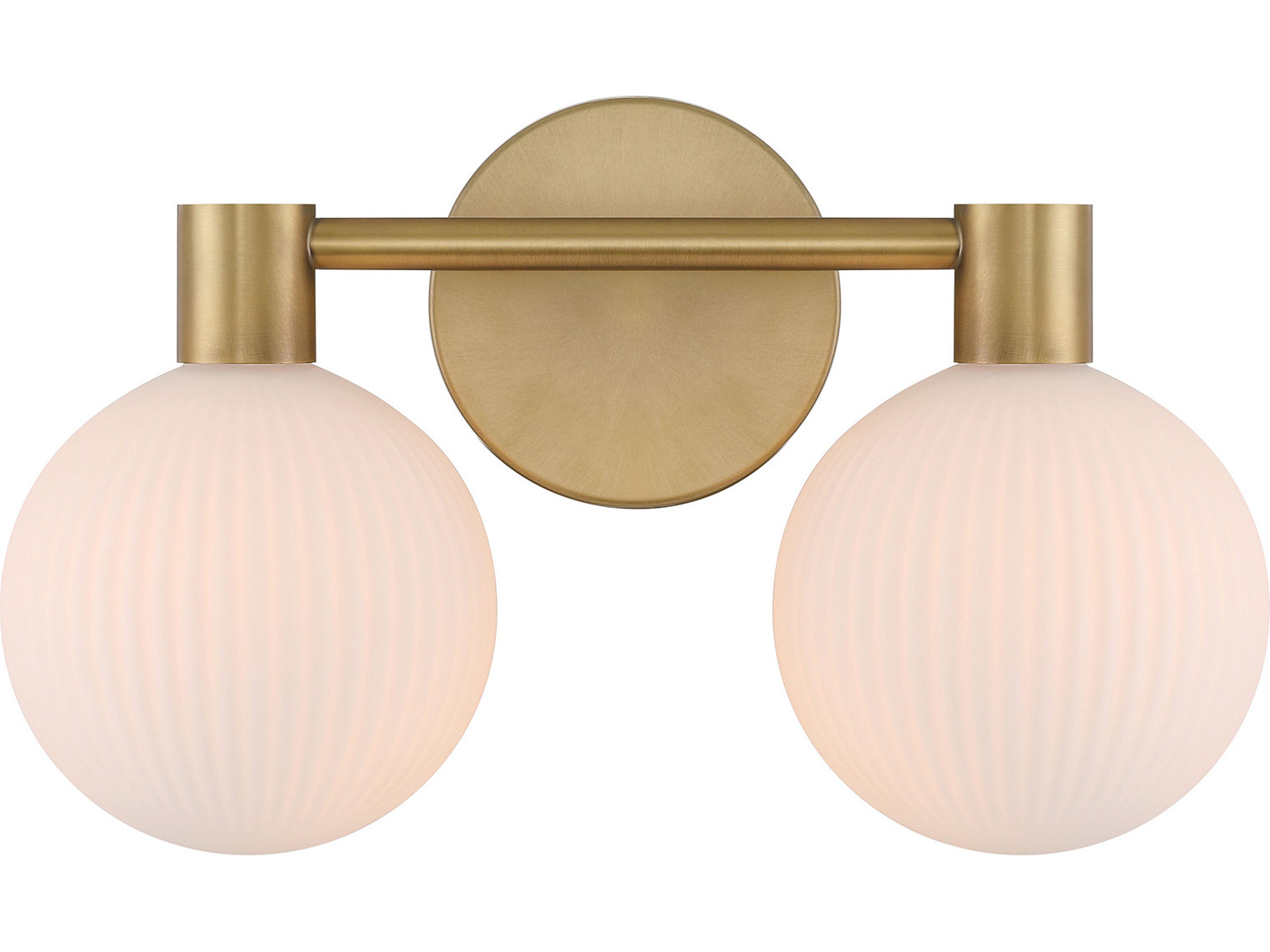 Minka Lavery Fenton 2-Light Legacy Brass Vanity Light