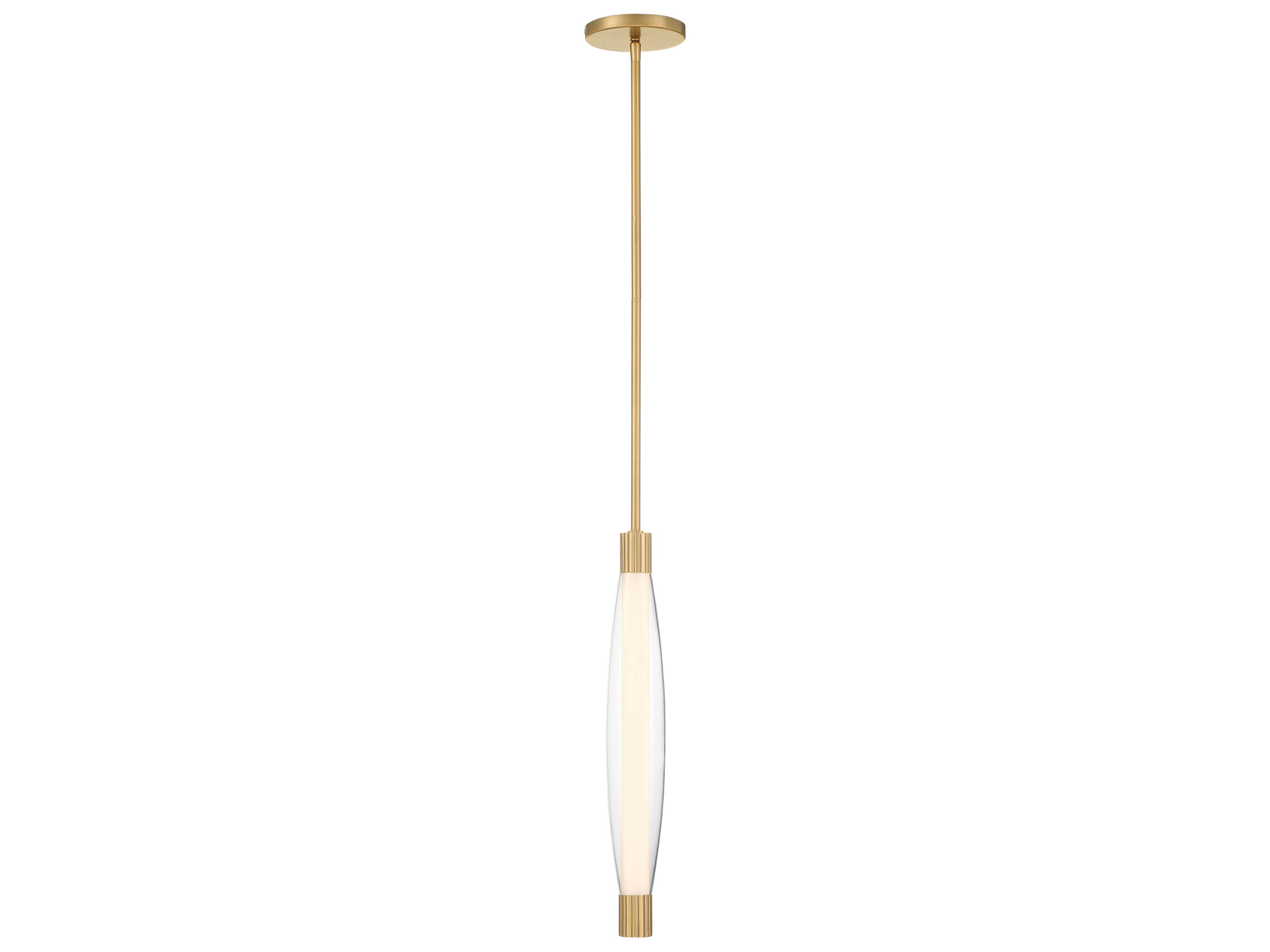 Verto Legacy Brass Linear Mini Pendant