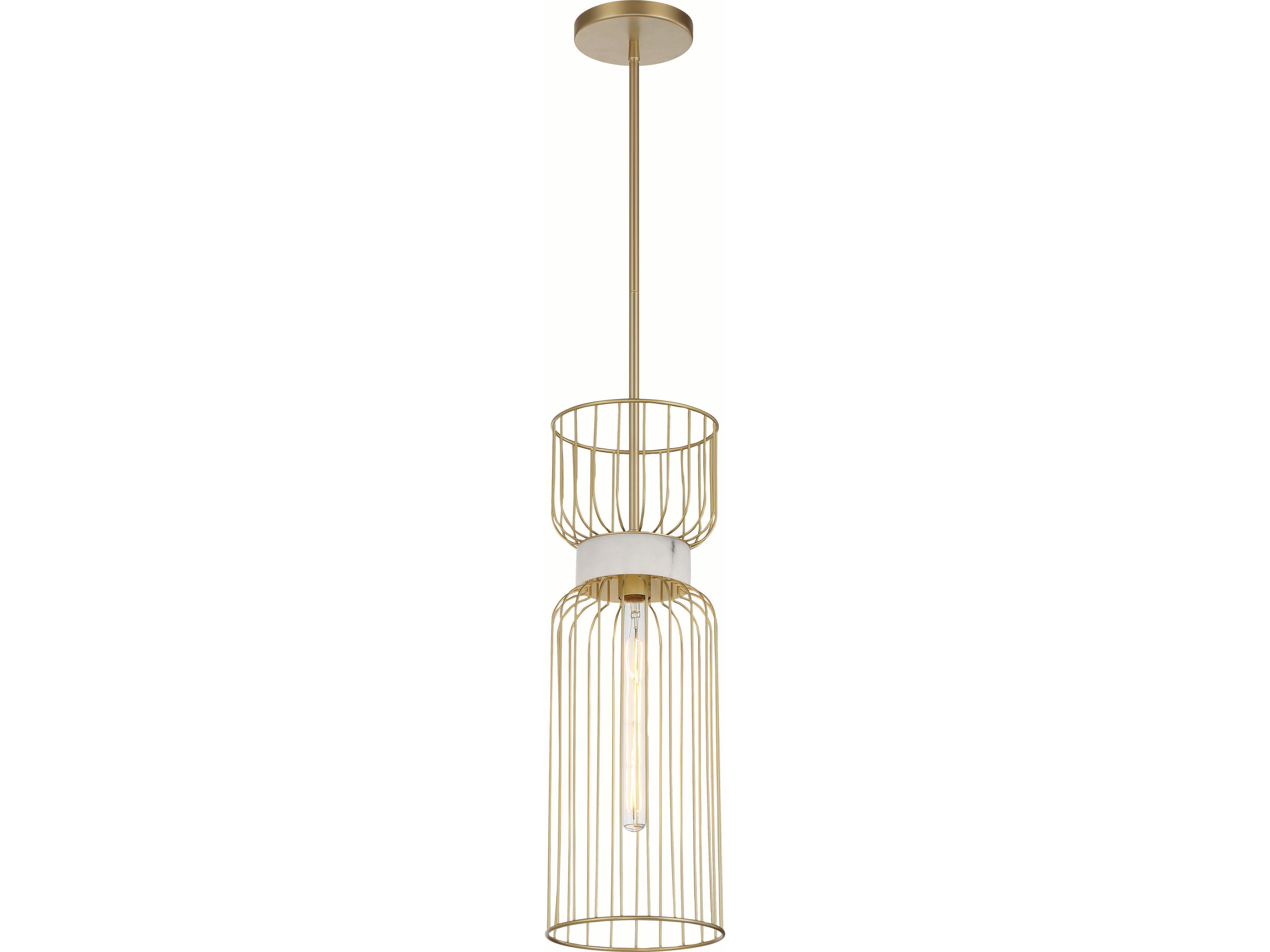 Park Slope 1-Light Nouveau Gold Mini Pendant