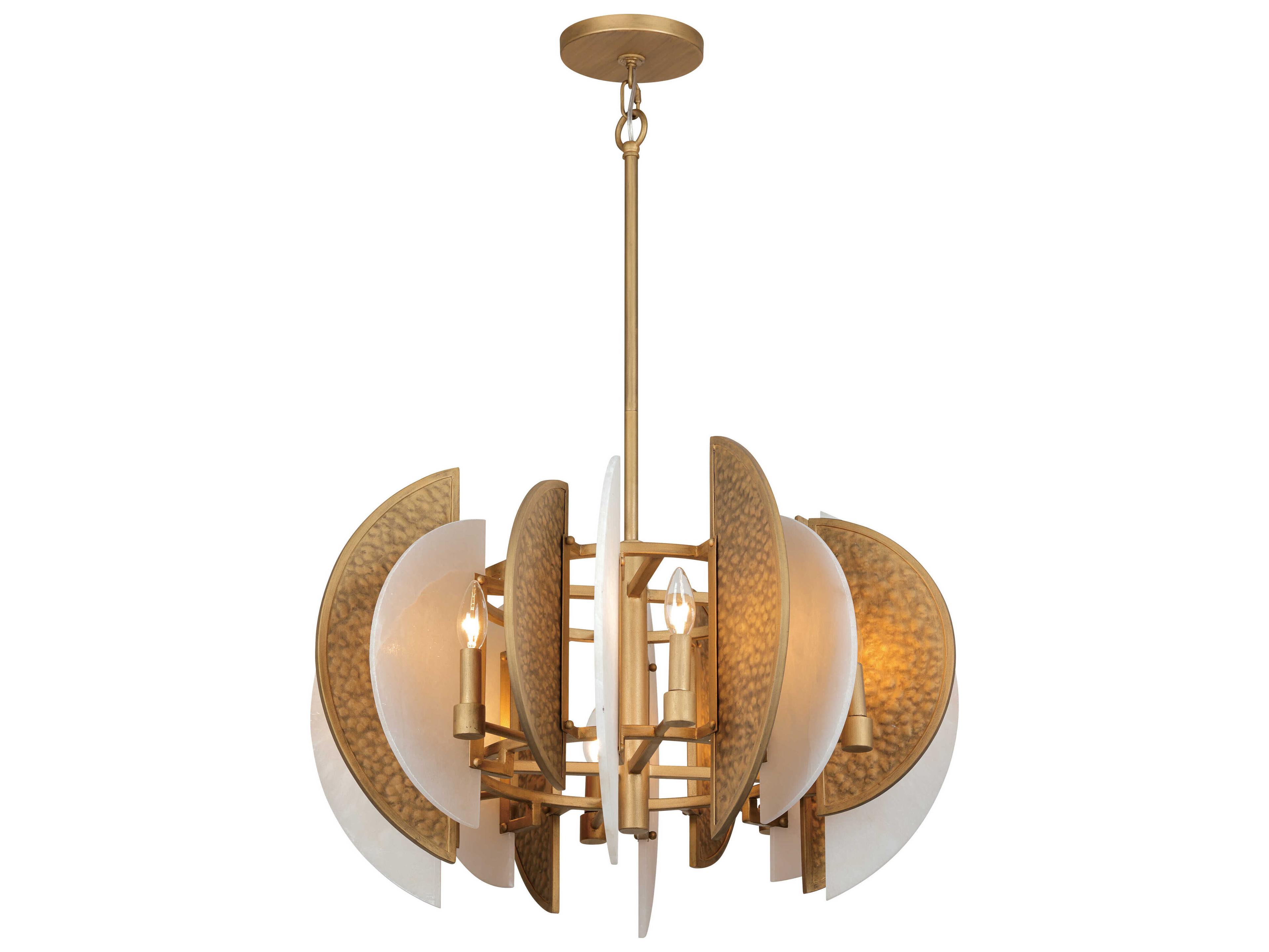 Minka Lavery Saint Martin 8-Light Ashen Gold Chandelier