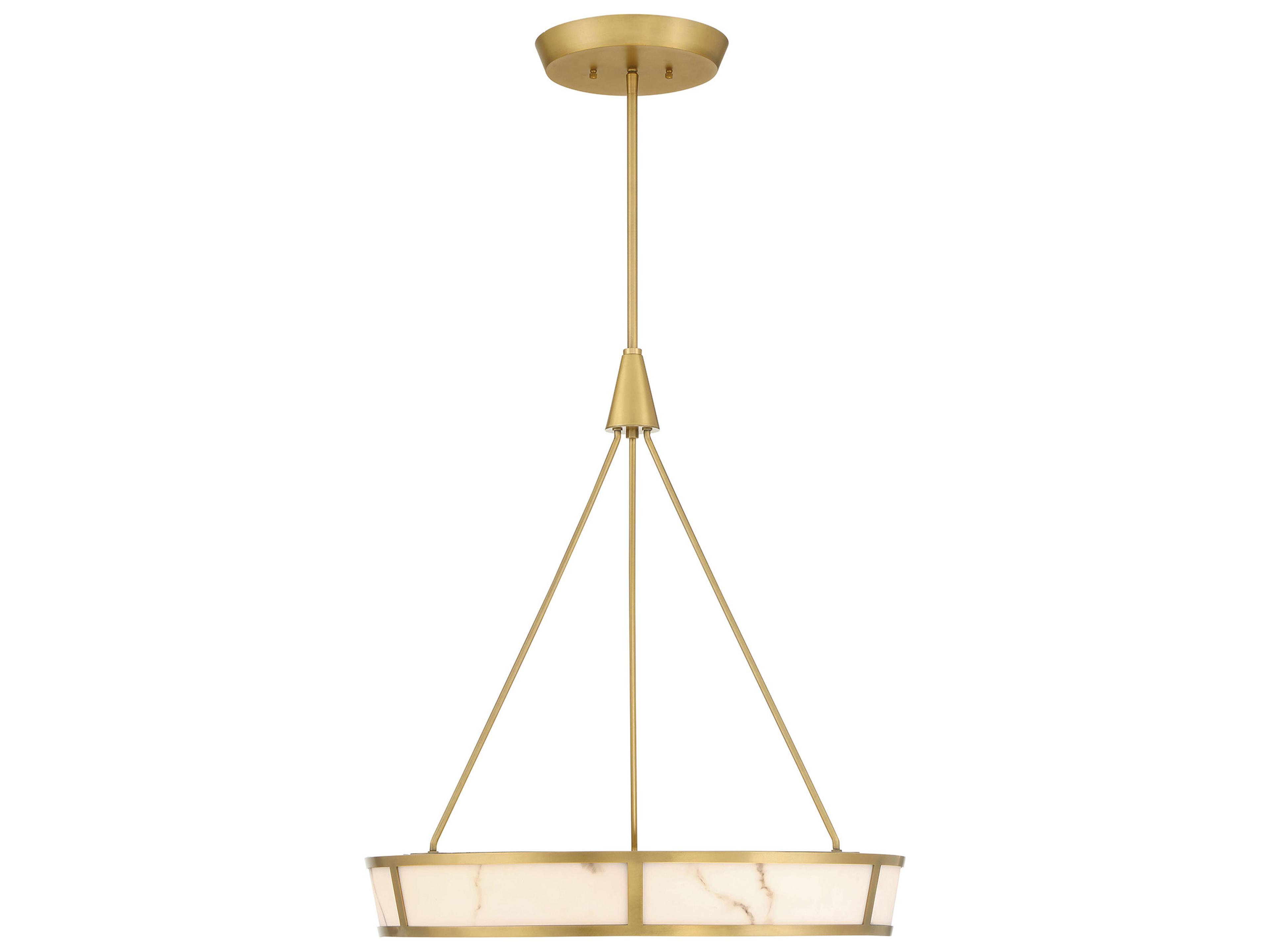 Velaris Legacy Brass Round Pendant