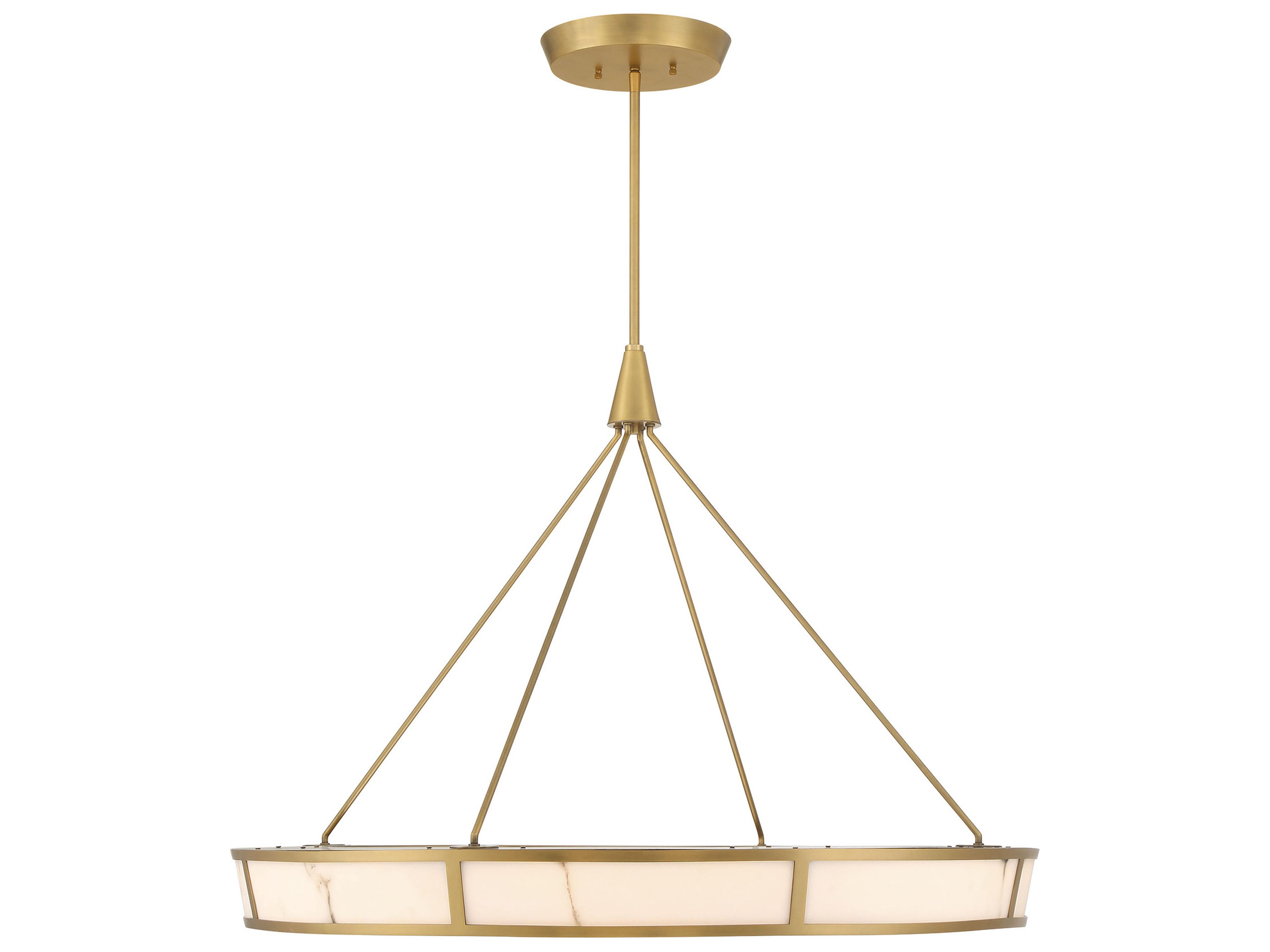 Velaris Legacy Brass Round Pendant