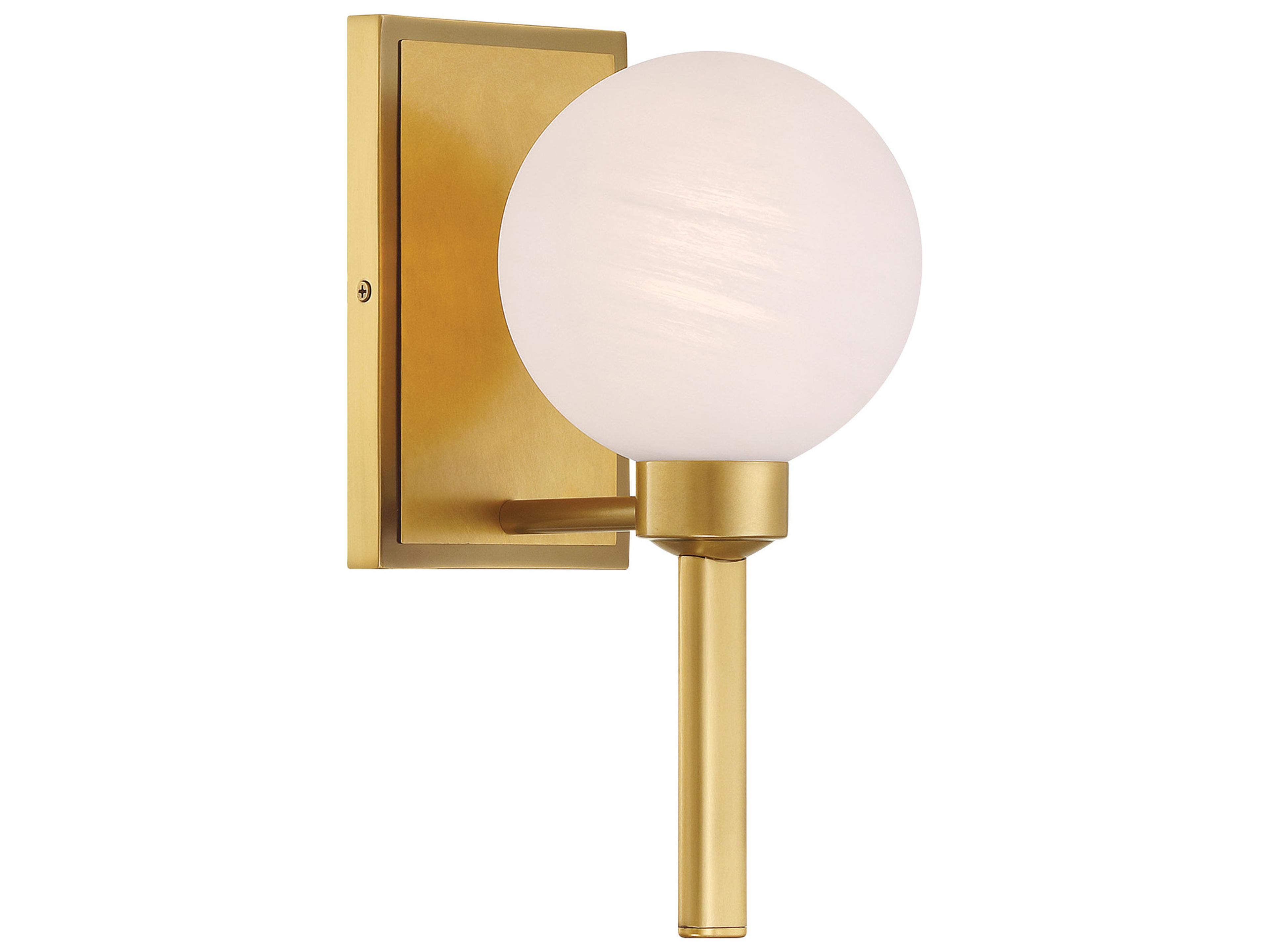 Minka Lavery Mooncrest 1-Light Legacy Brass Vanity Light