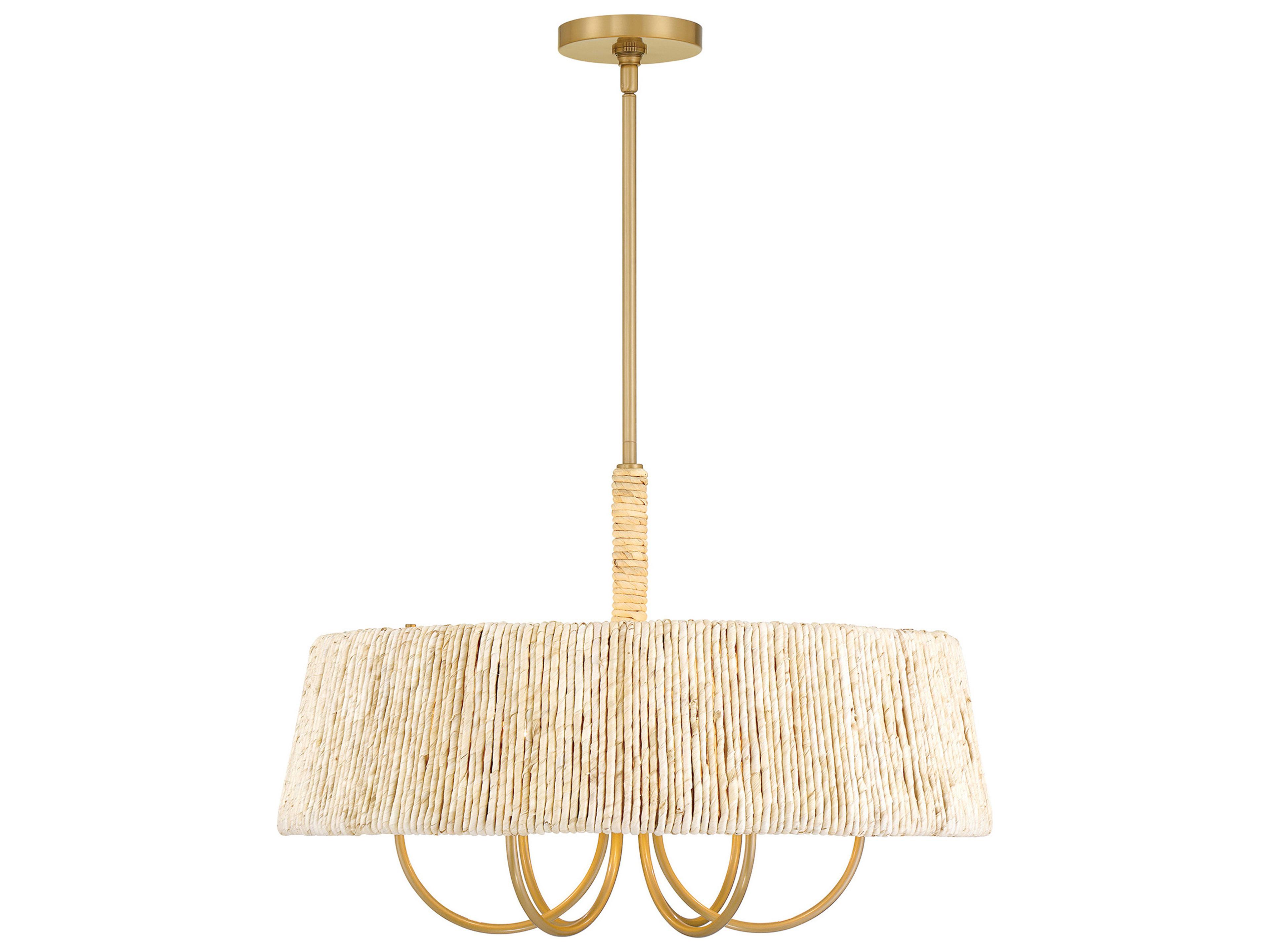 Hellia 6-Light Legacy Brass Pendant