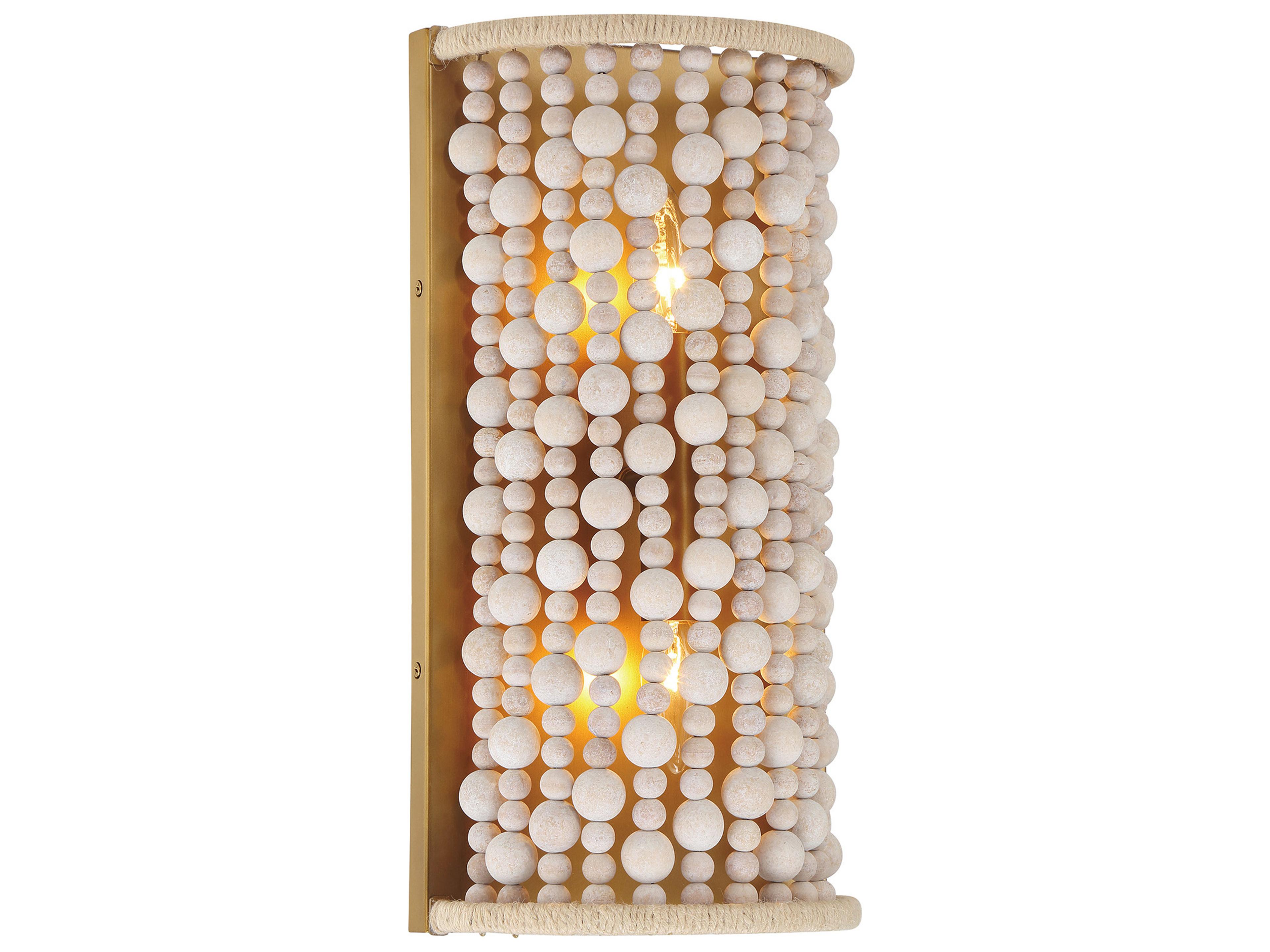 Horsmore 2-Light Painted Legacy Brass Wall Sconce