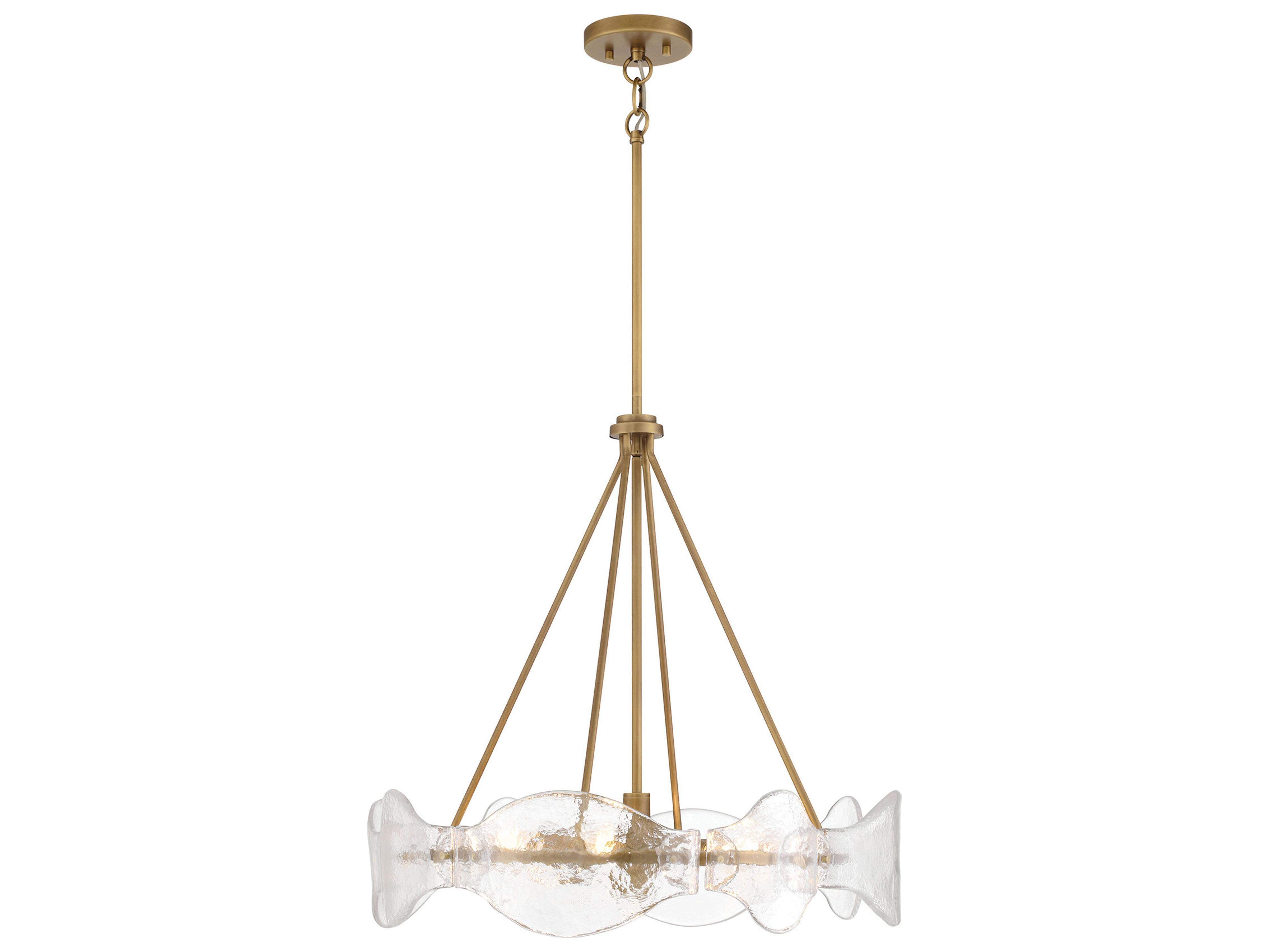 Elora 6-Light Legacy Brass Round Pendant