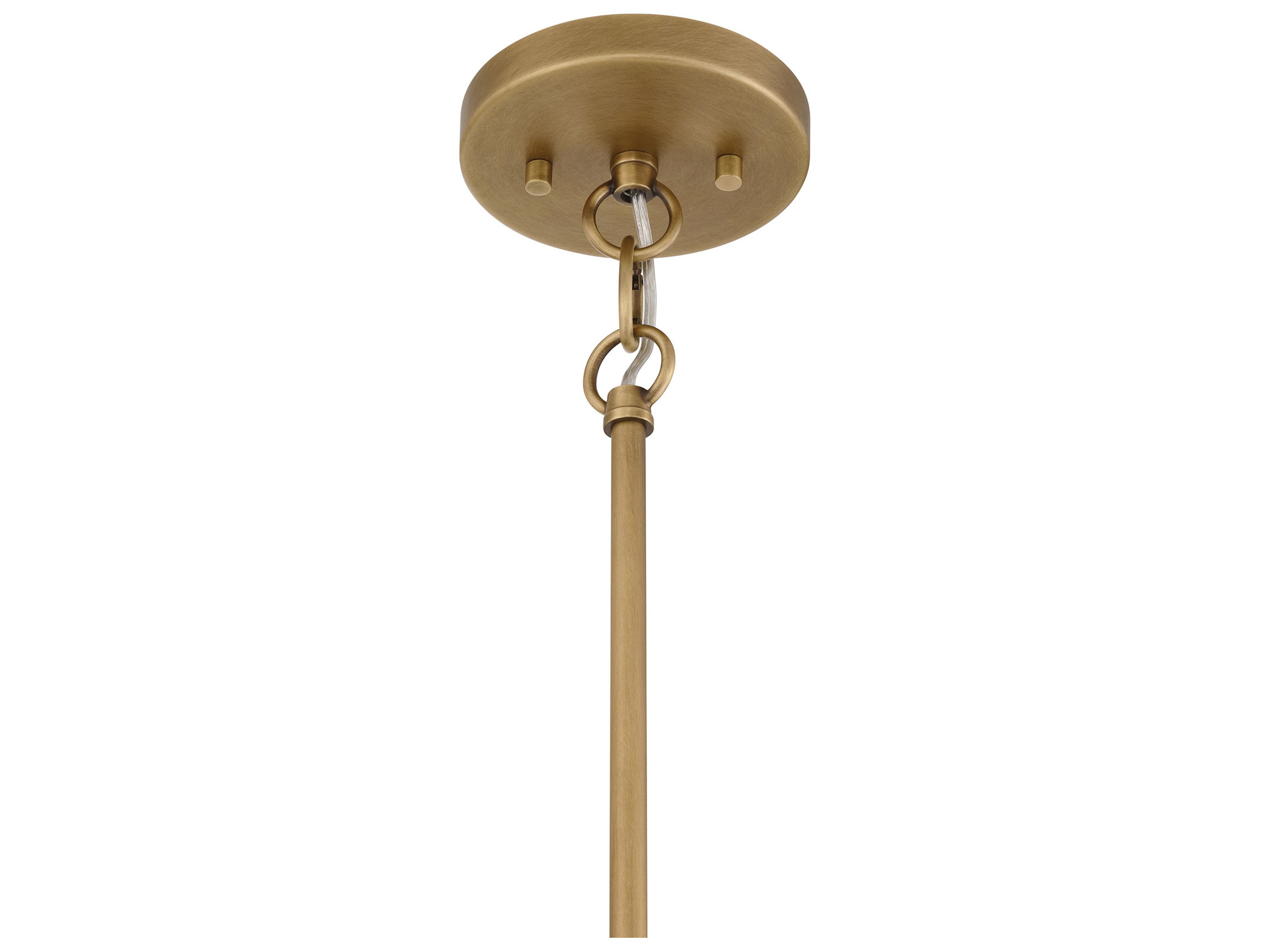Minka Lavery Elora 6-Light Legacy Brass Round Pendant