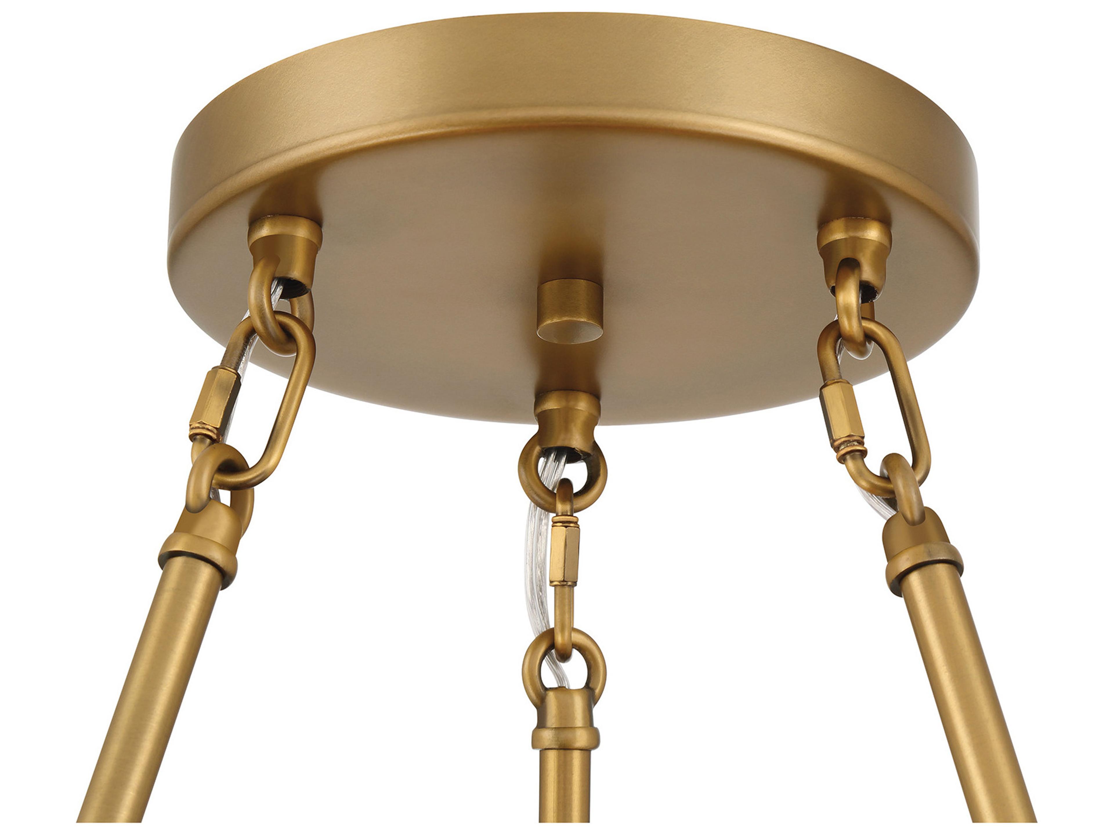 Minka Lavery Ivy Lane 6-Light Legacy Brass Bowl Chandelier