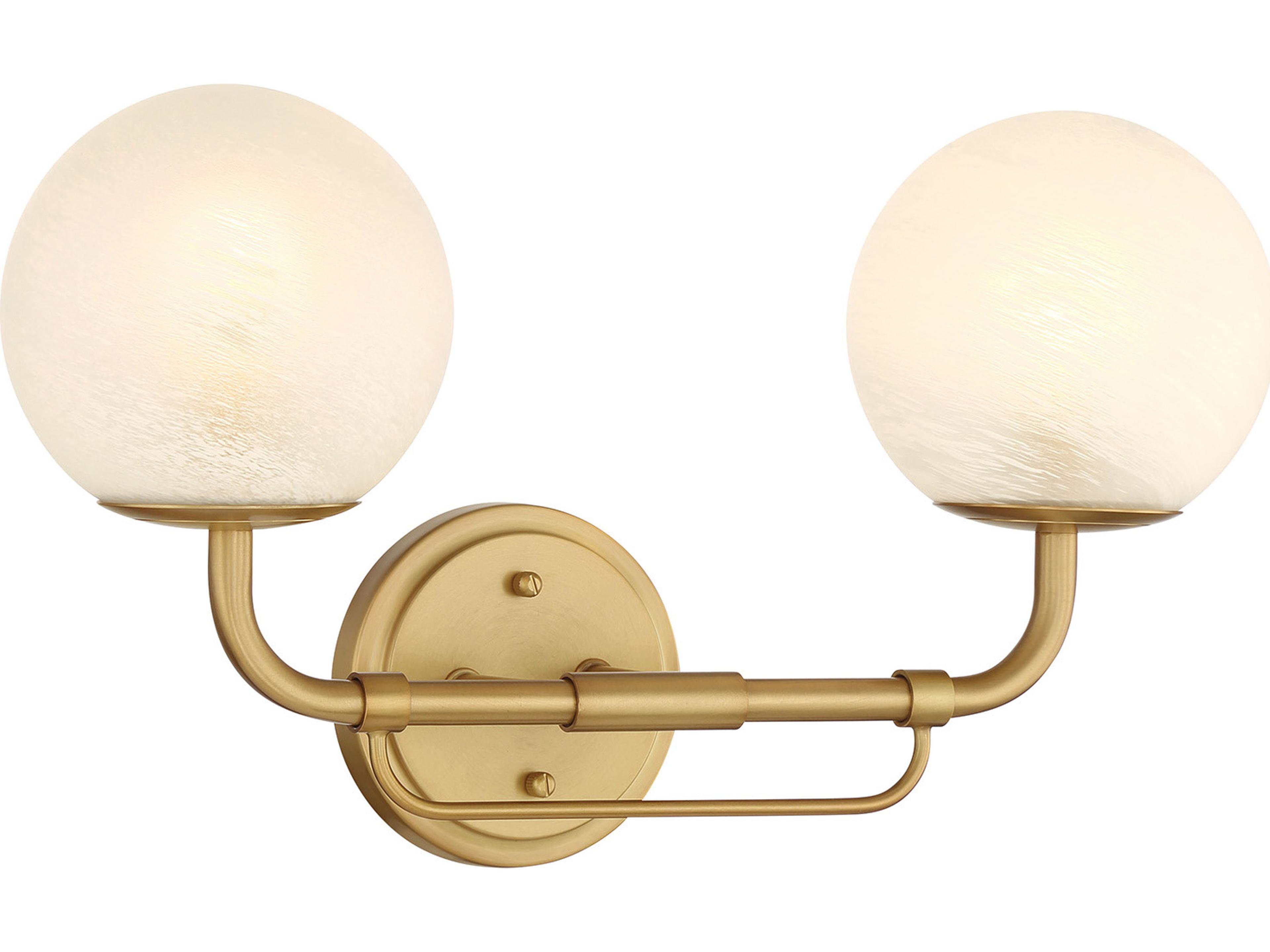 Whitehall 2-Light Legacy Brass Vanity Light