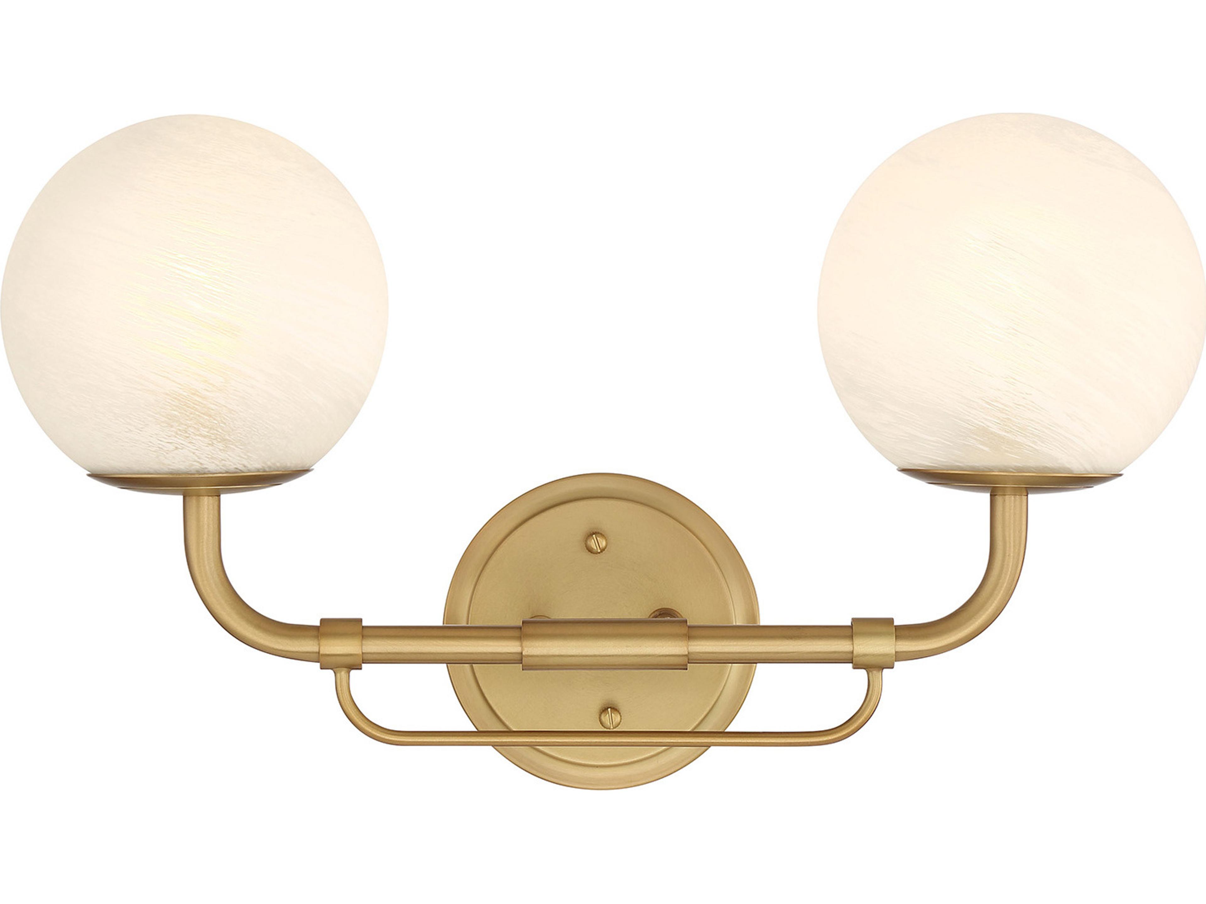 Minka Lavery Whitehall 2-Light Legacy Brass Vanity Light
