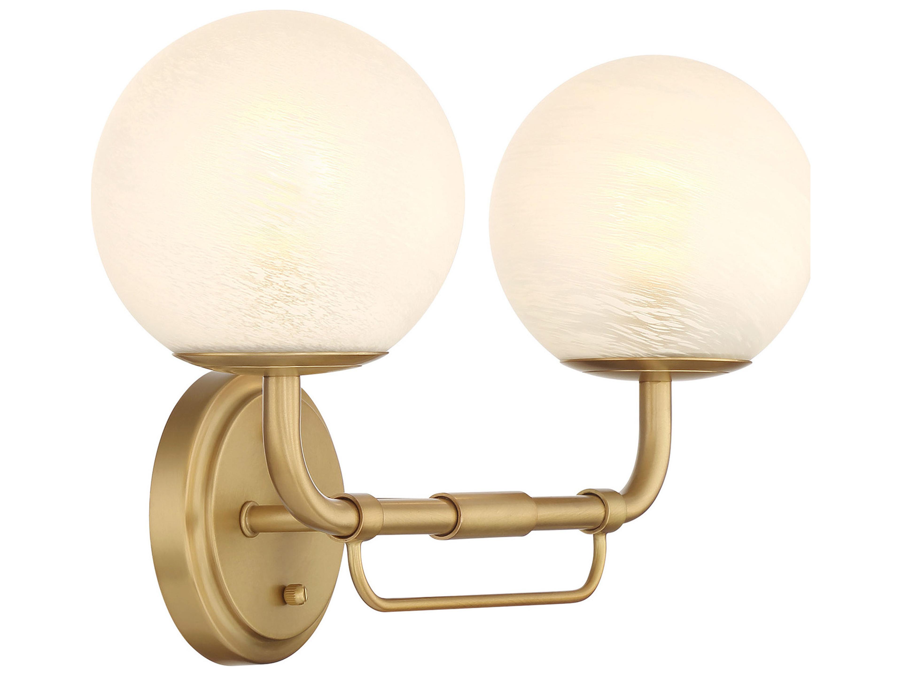 Minka Lavery Whitehall 2-Light Legacy Brass Vanity Light